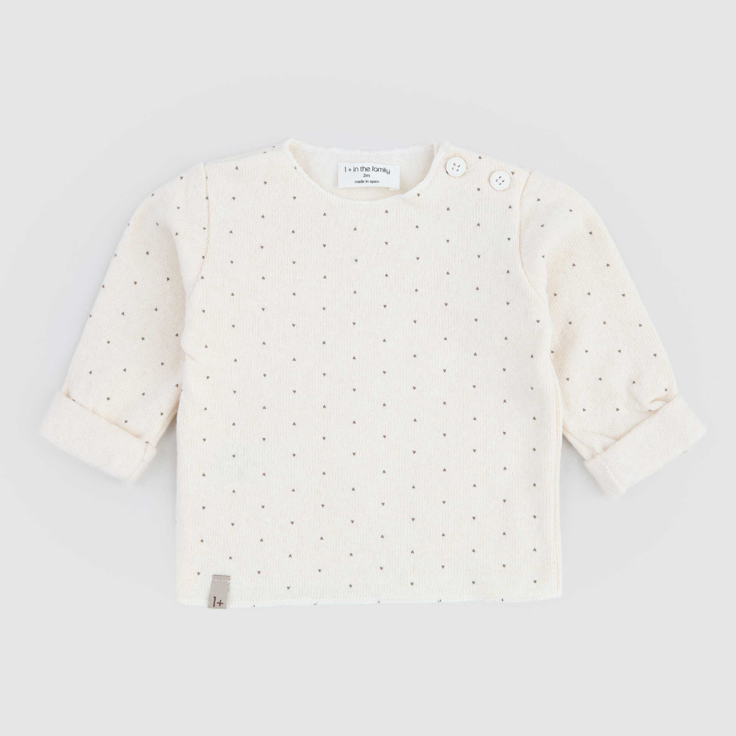 Maglione Bianco Firmato ONE MORE IN THE FAMILY - annameglio.com abbigliamento moda