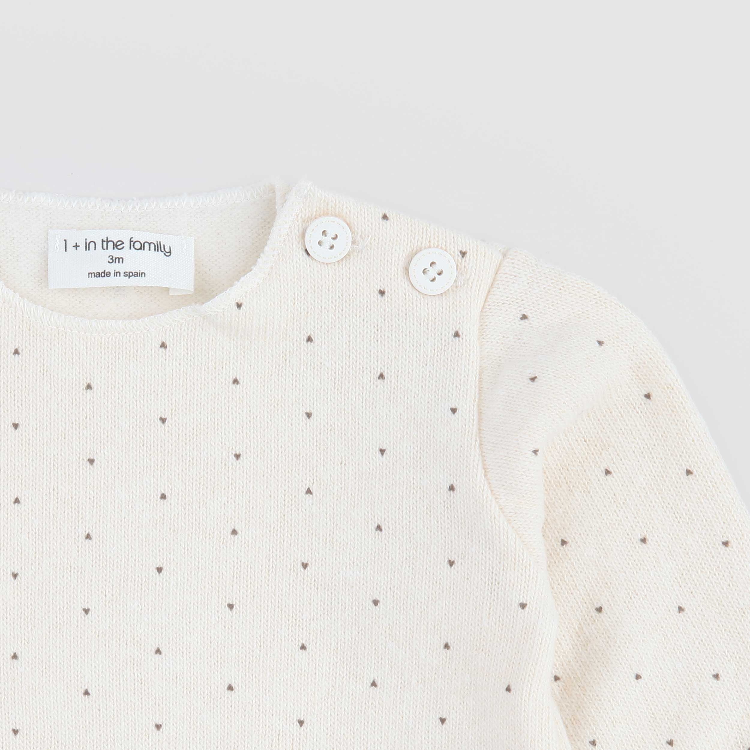 Maglione Bianco Firmato ONE MORE IN THE FAMILY - annameglio.com abbigliamento moda