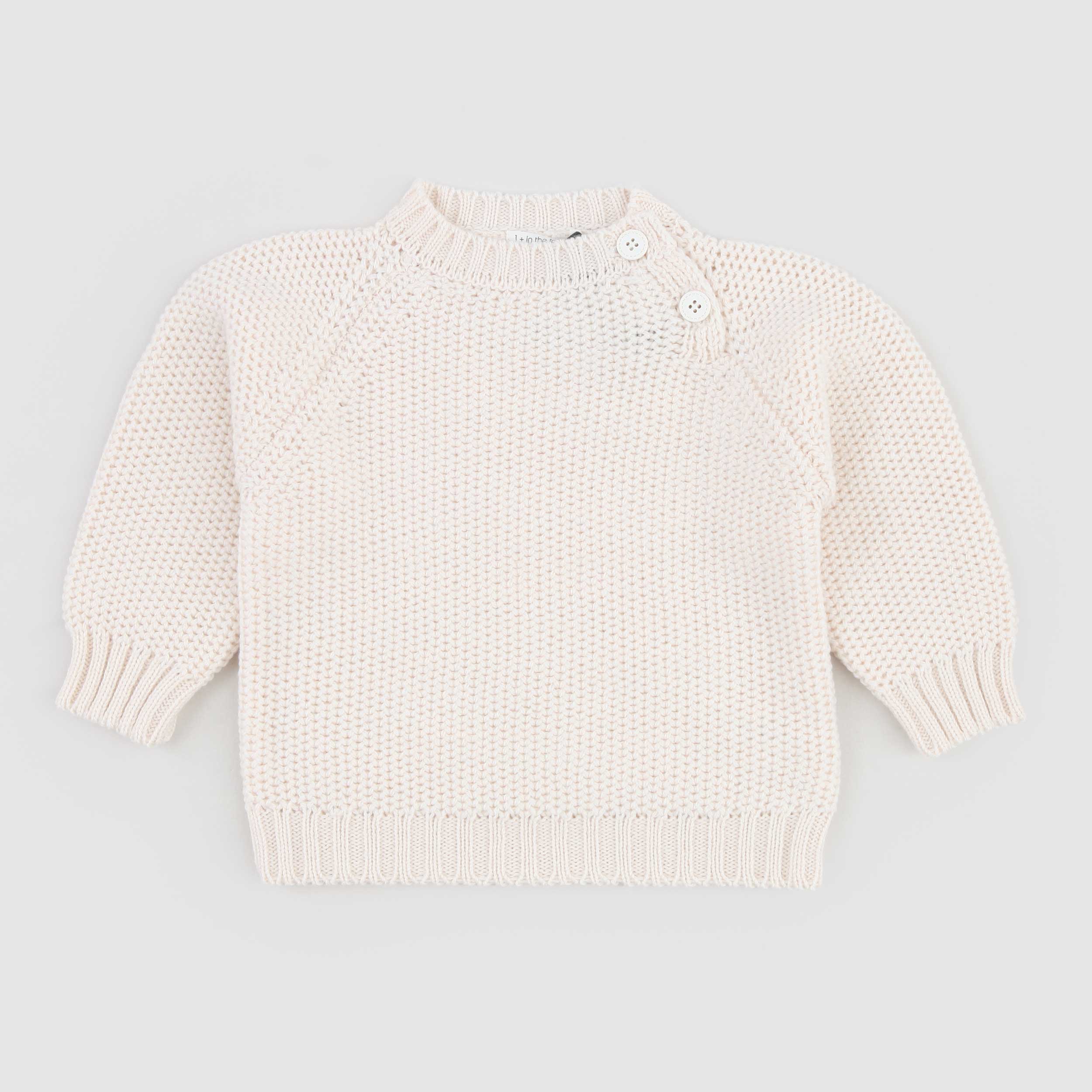 Maglioncino Panna Firmato ONE MORE IN THE FAMILY - annameglio.com abbigliamento moda