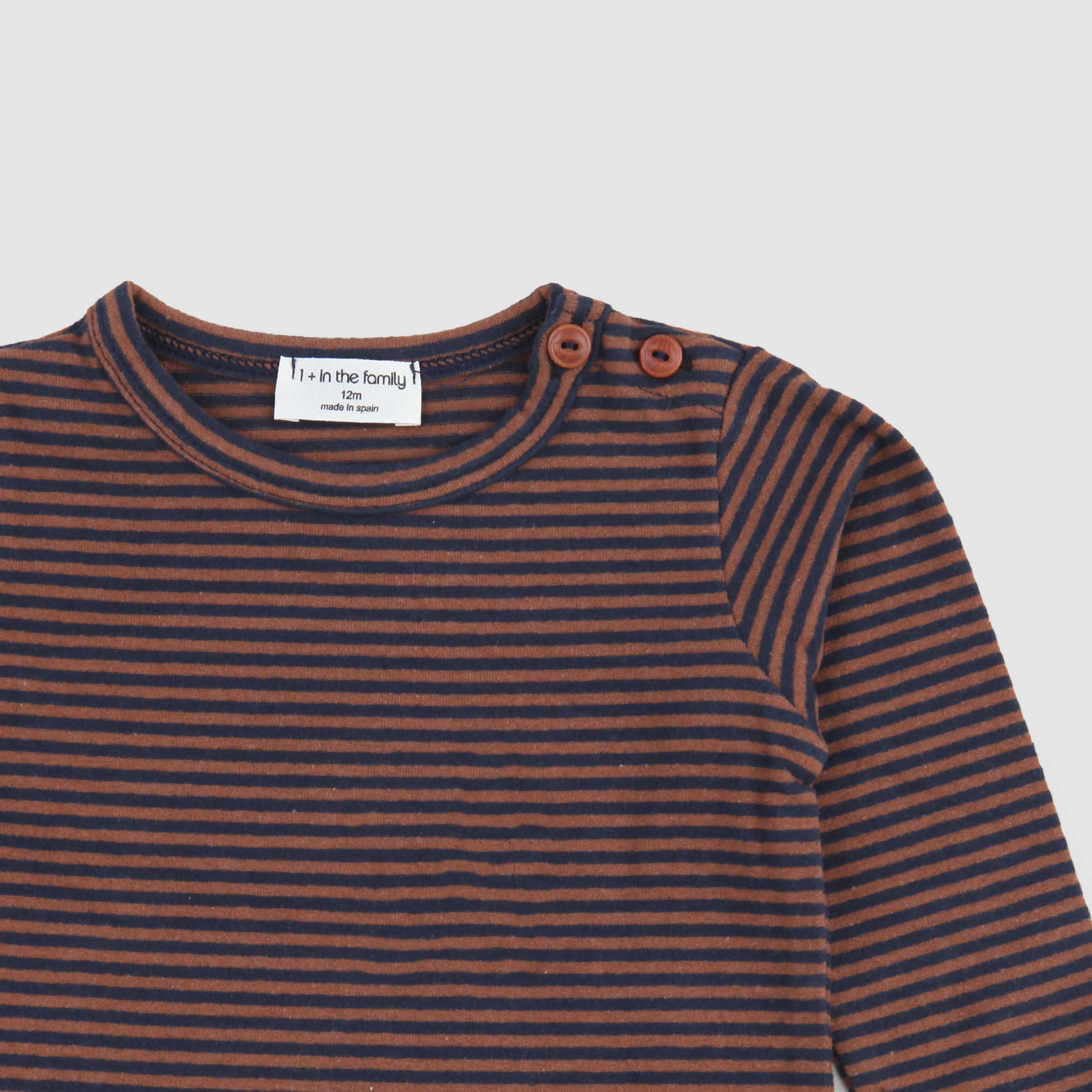 T-shirt Jersey Bicolore By ONE MORE IN THE FAMILY - annameglio.com abbigliamento moda