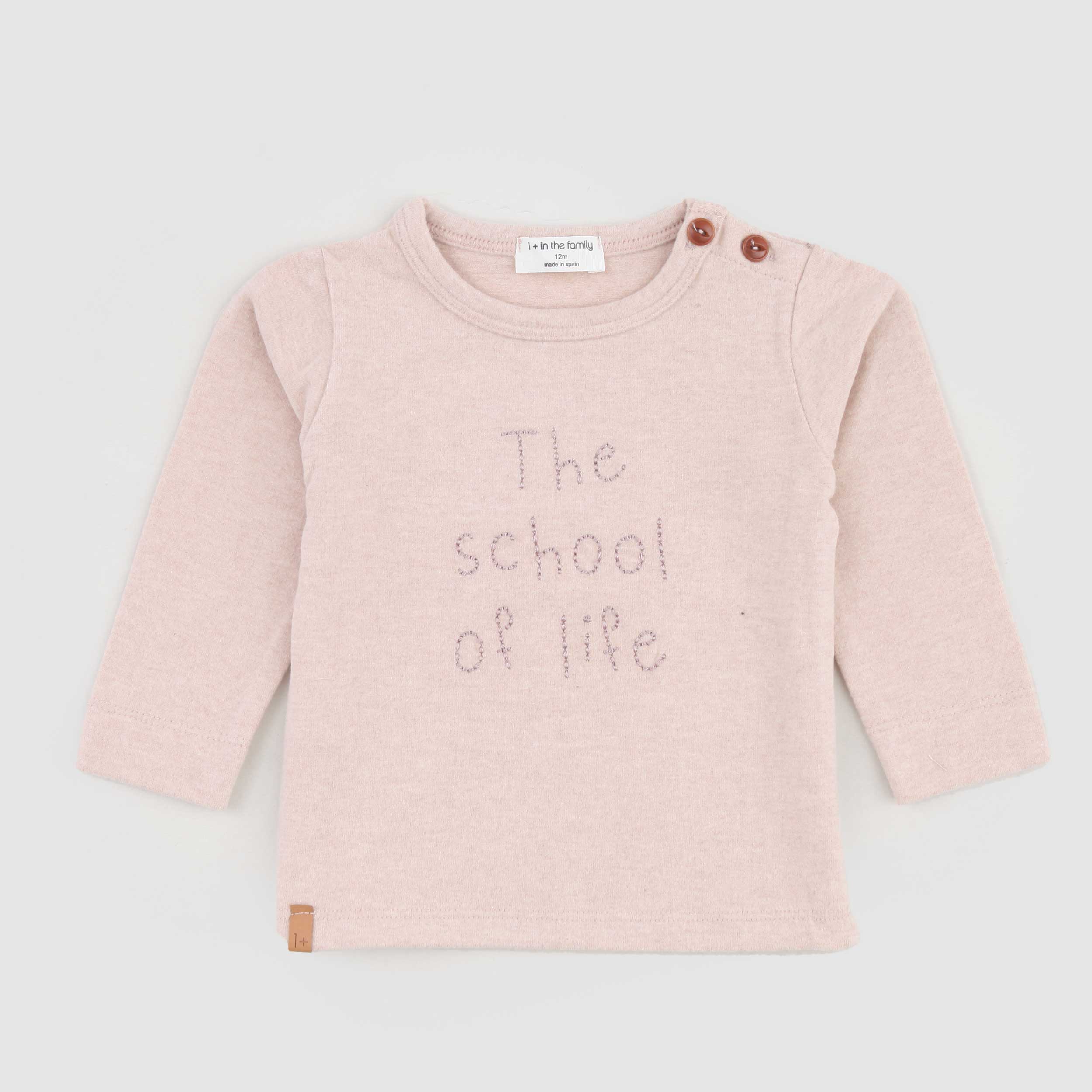 T-shirt Rosa Firmata ONE MORE IN THE FAMILY - annameglio.com abbigliamento moda