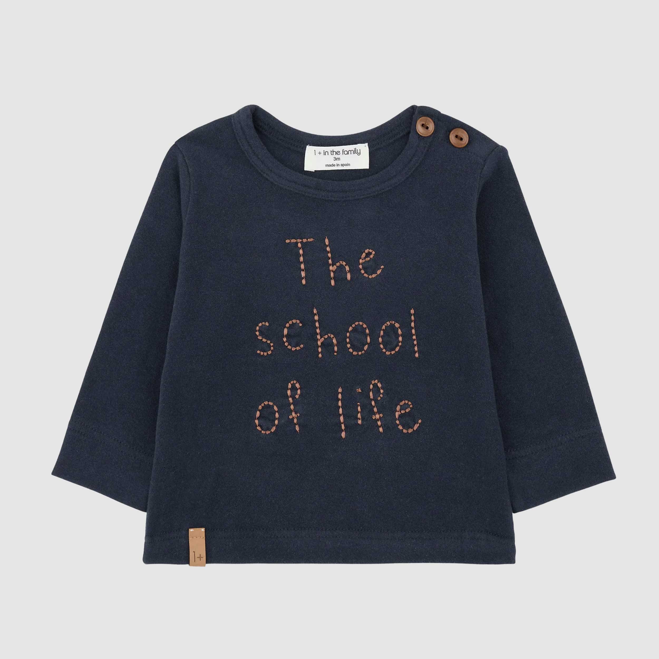 Maglia Blu Firmata ONE MORE IN THE FAMILY - annameglio.com abbigliamento moda