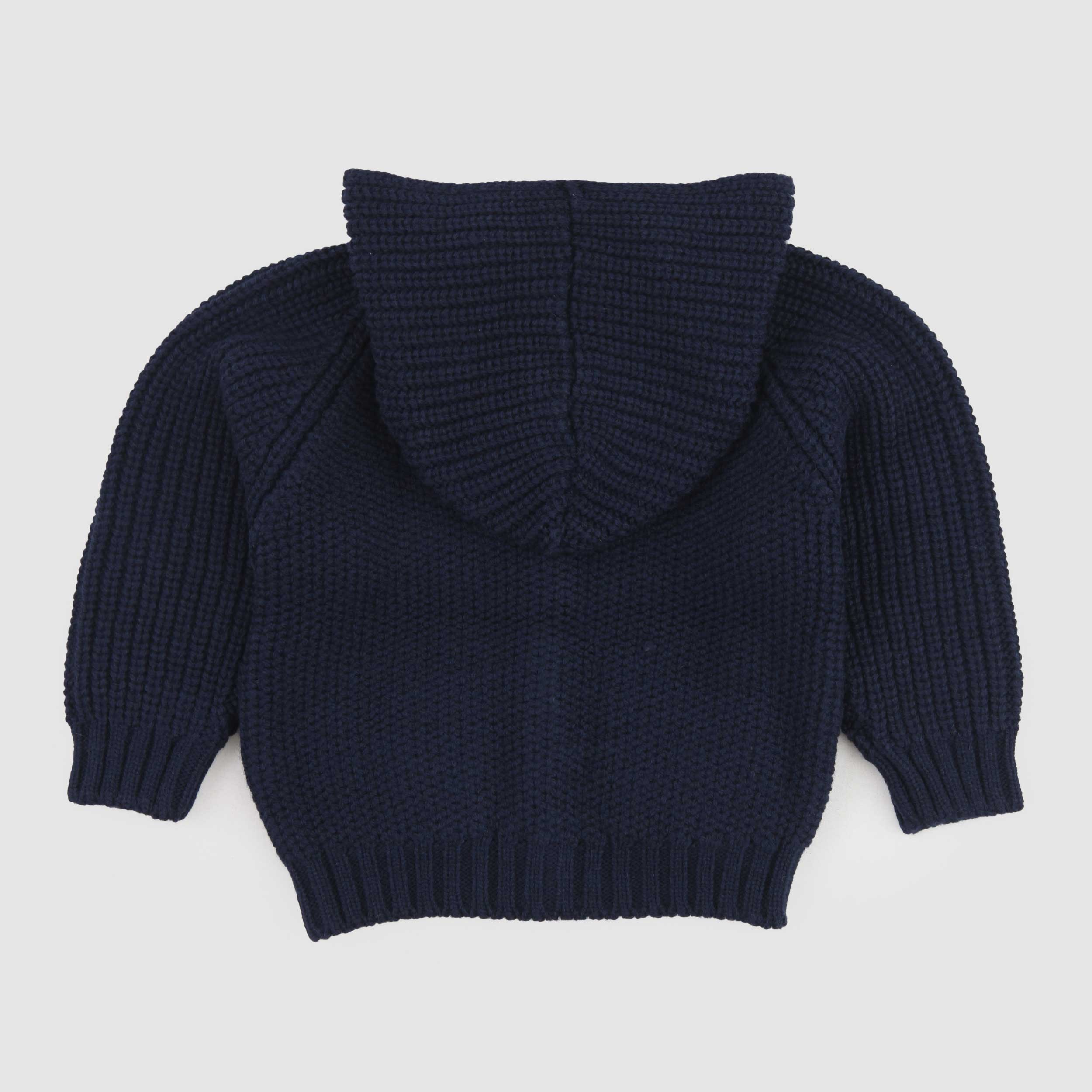 Cardigan Blu Firmato ONE MORE IN THE FAMILY - annameglio.com abbigliamento moda