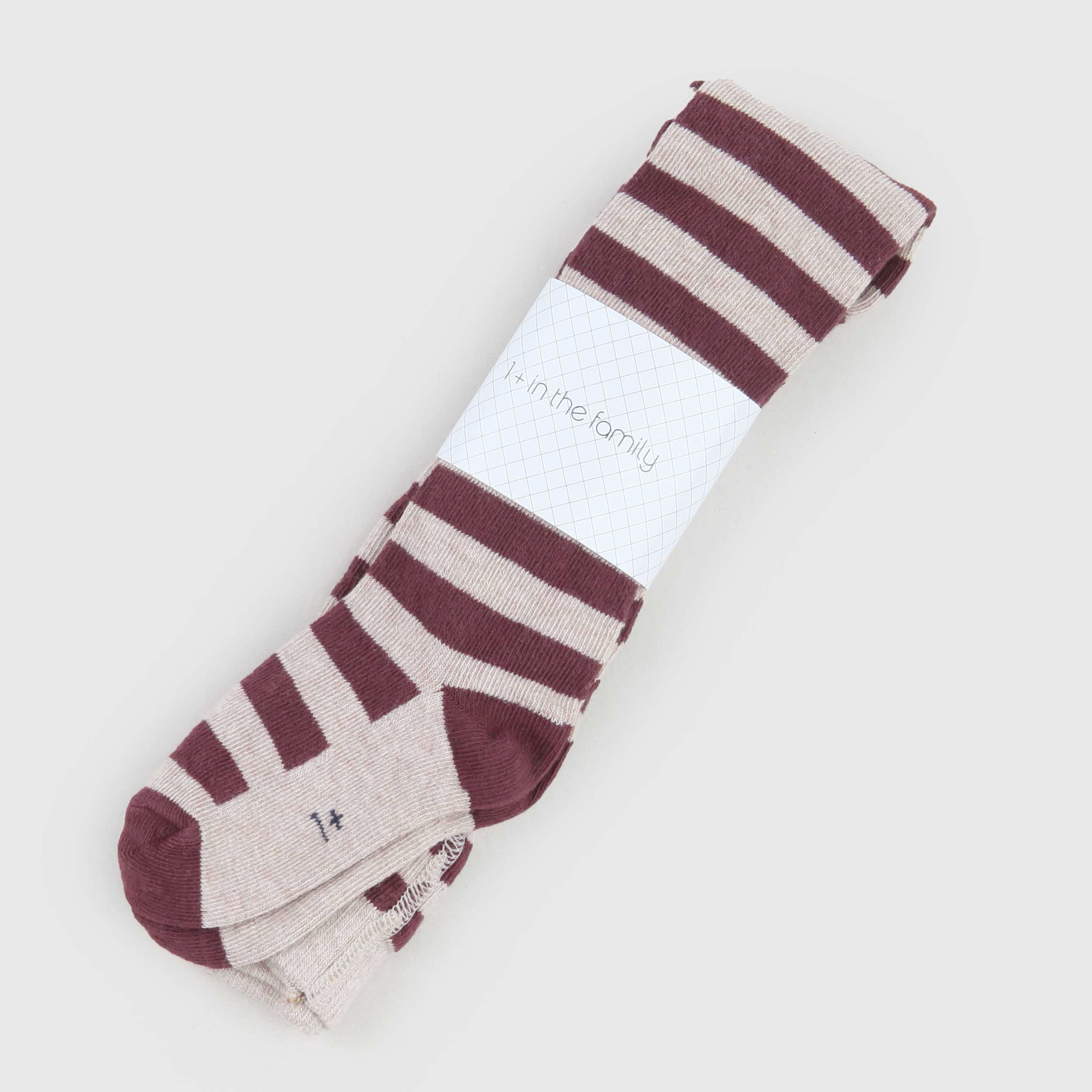 Calza A Righe Firmata ONE MORE IN THE FAMILY - annameglio.com abbigliamento moda