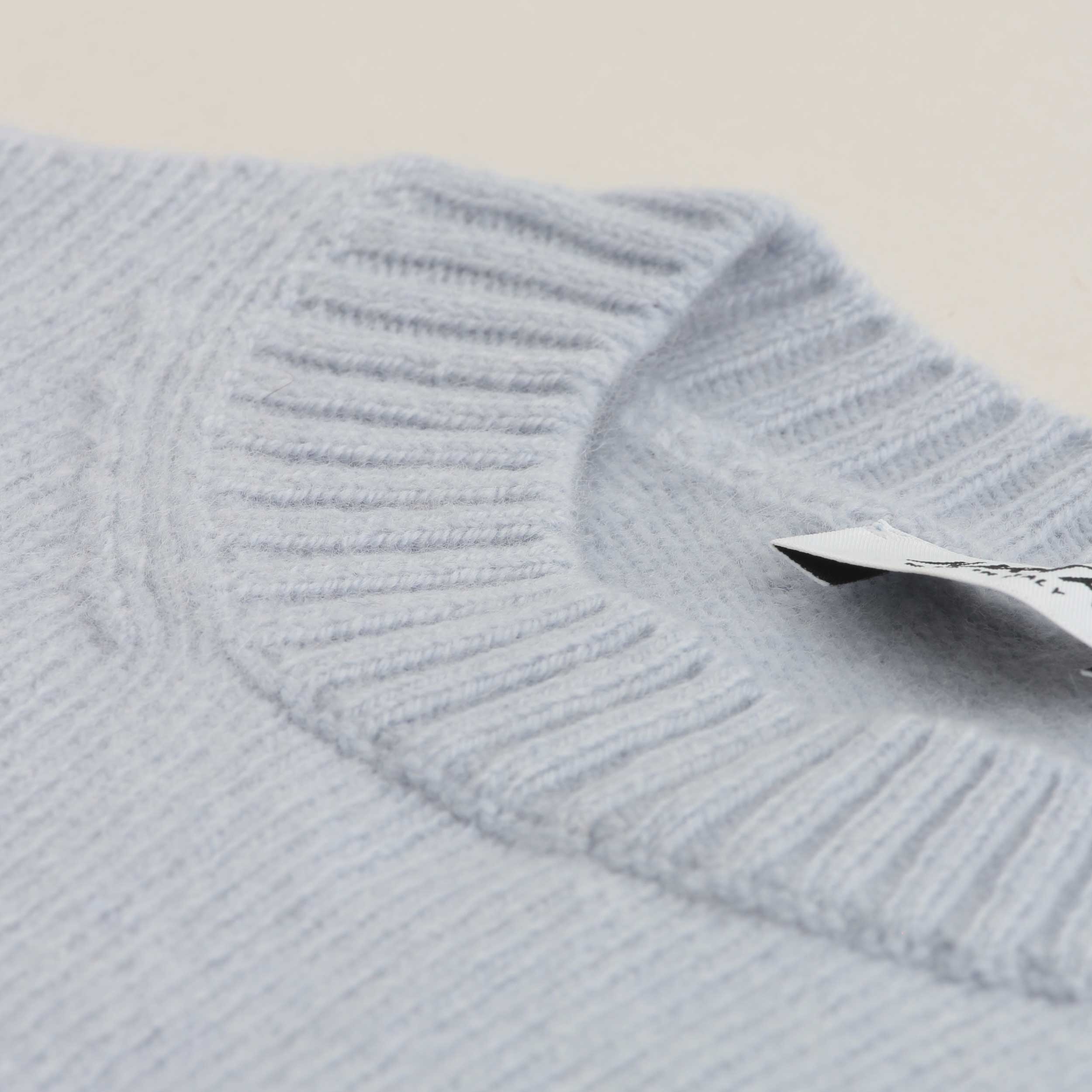 Maglioncino Celeste Lavorato A Coste Firmato JURTA - annameglio.com abbigliamento moda