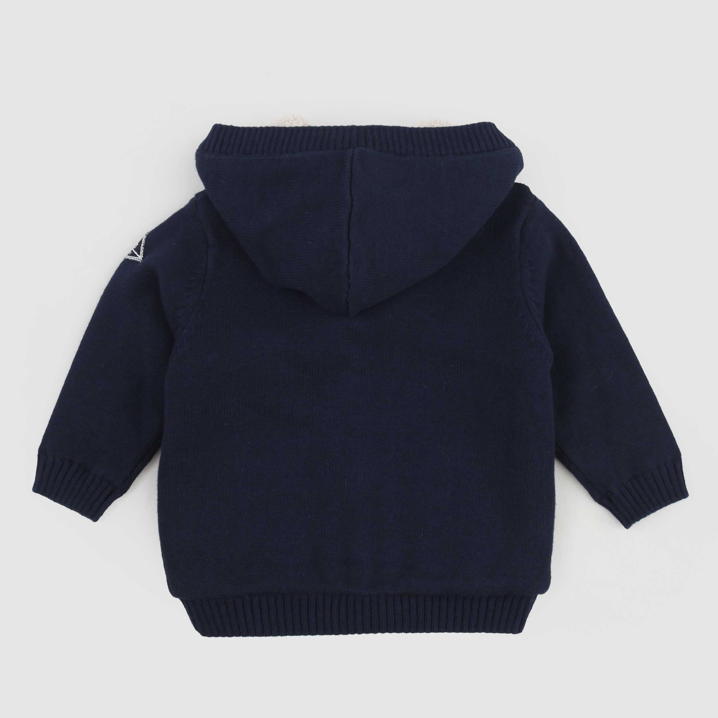 Cardigan Blu Con Cappuccio Firmato ROY ROGERS - annameglio.com abbigliamento moda