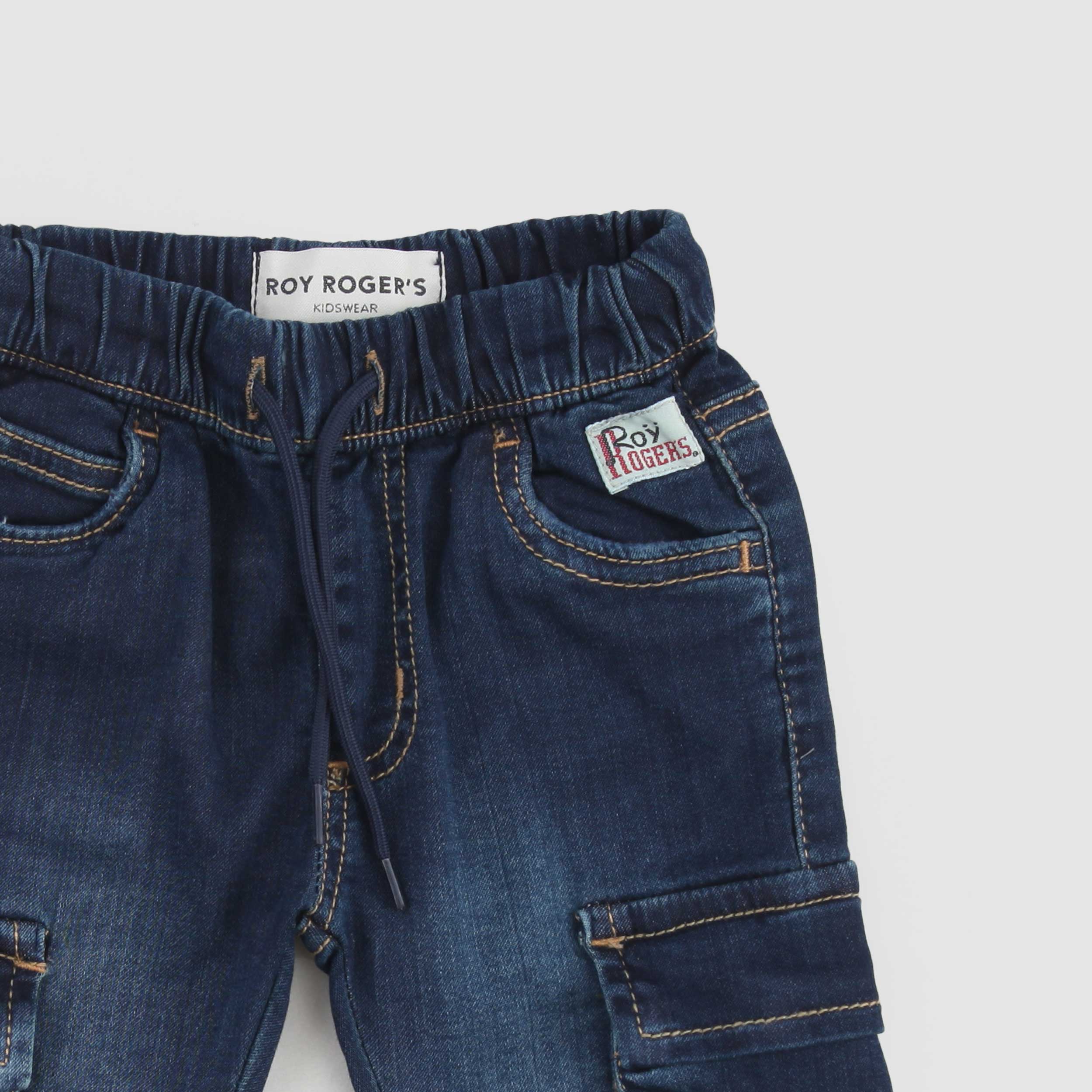 Jeans Denim In Stile Cargo Firmati ROY ROGERS - annameglio.com abbigliamento moda