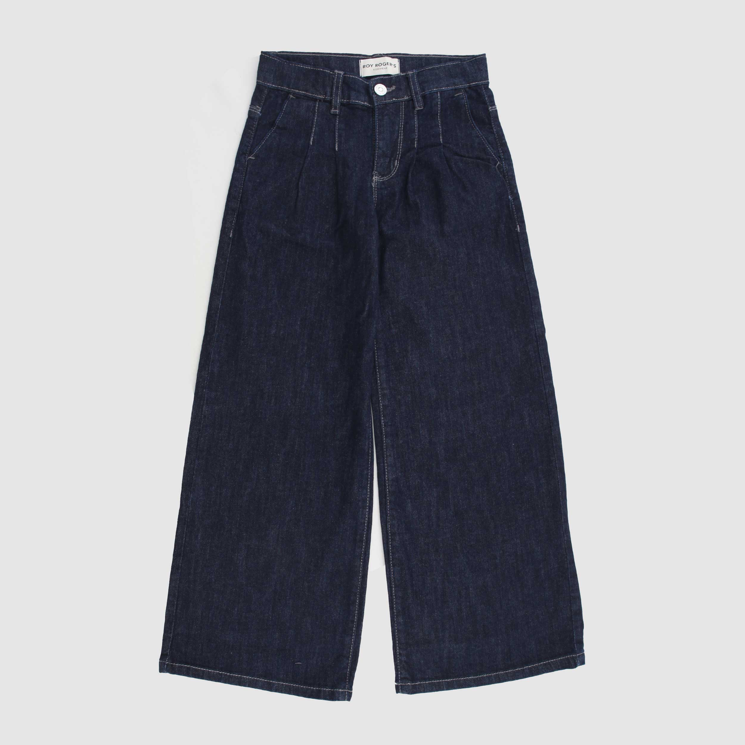 Jeans Blu Scuro Con Coulisse Firmato ROY ROGERS - annameglio.com abbigliamento moda