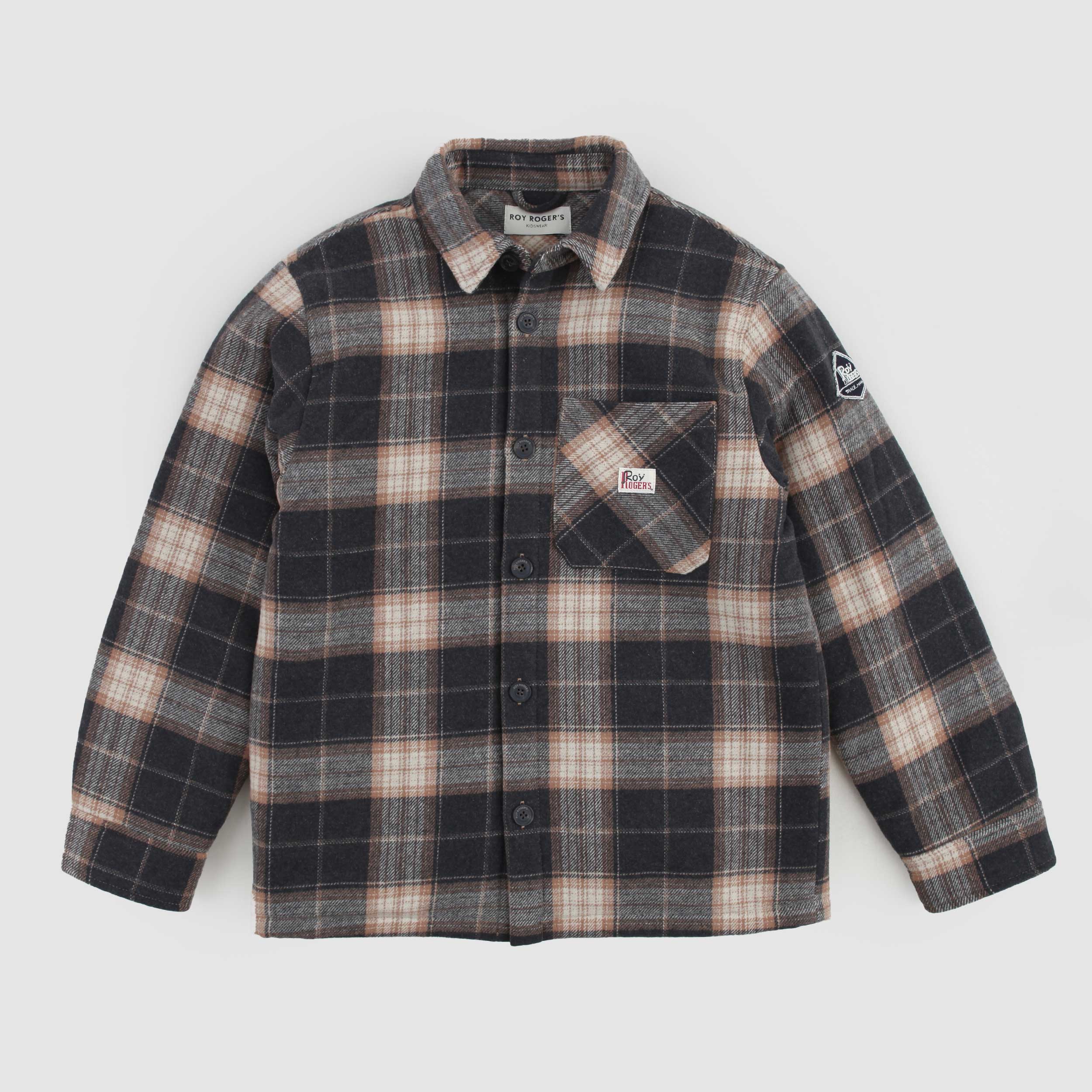 Giacca Camicia Marrone Firmata ROY ROGERS - annameglio.com abbigliamento moda