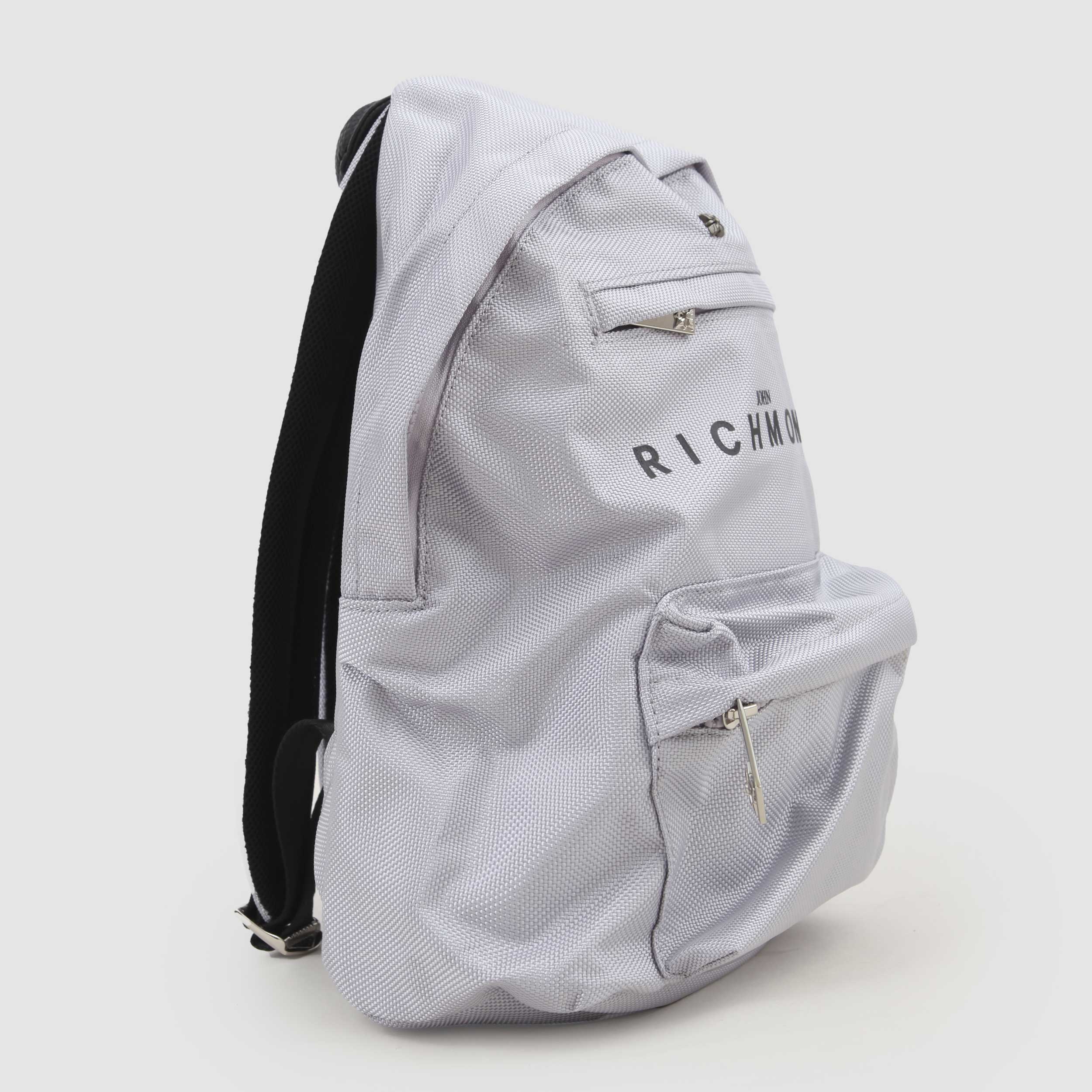 Zaino Grigio Con Logo Firmato JOHN RICHMOND - annameglio.com abbigliamento moda