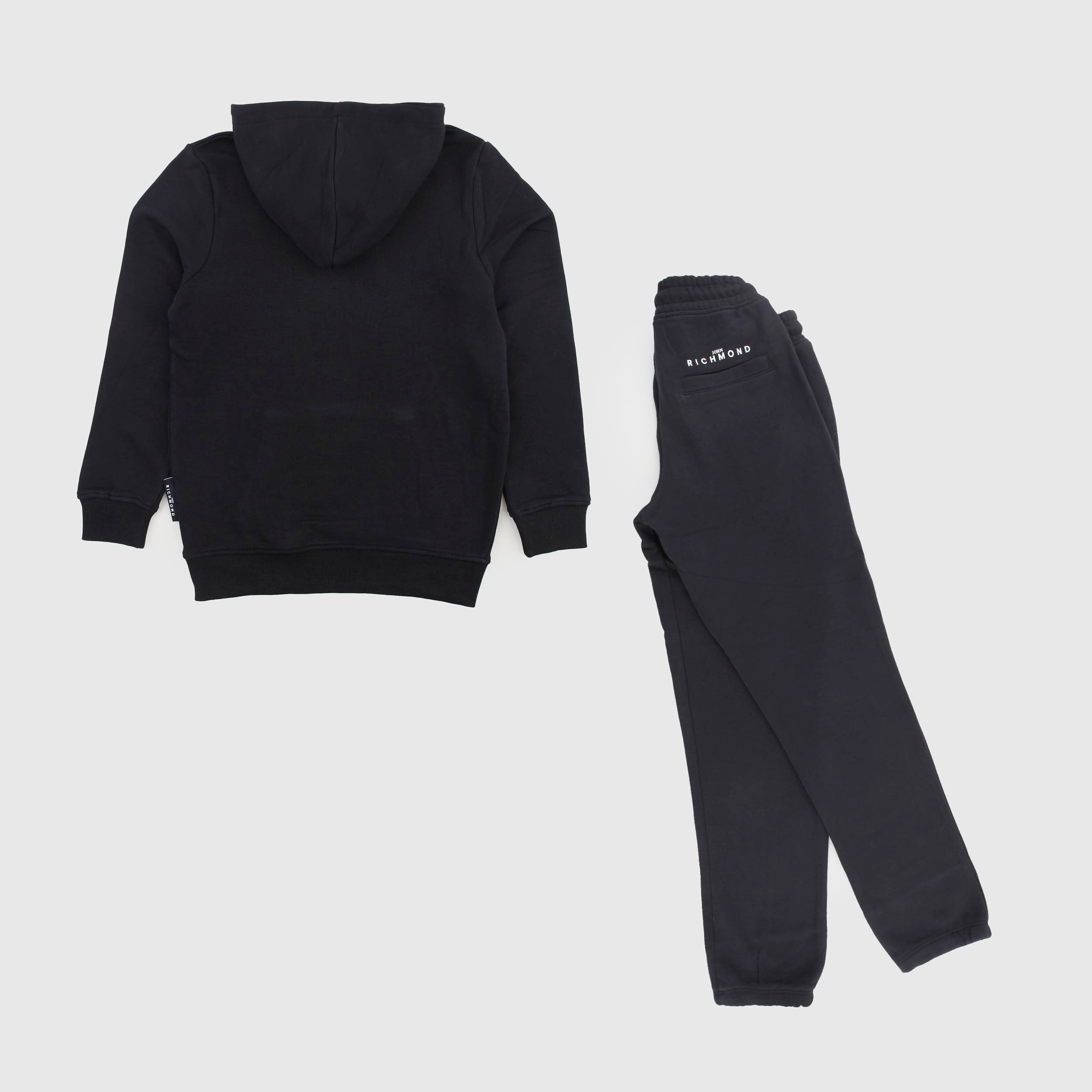 Set Tuta Nero Con Logo Firmato JOHN RICHMOND - annameglio.com abbigliamento moda