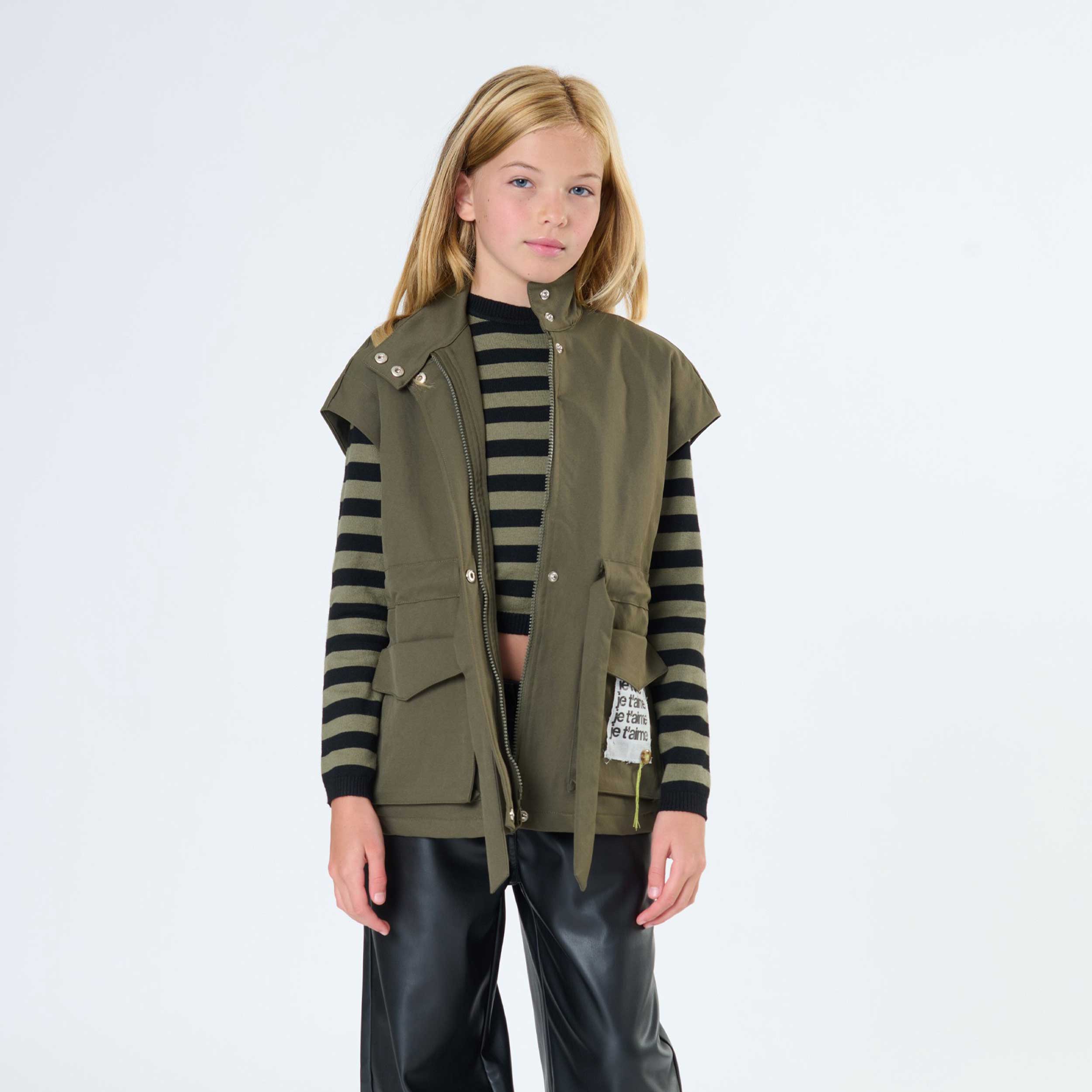 Smanicato Verde Con Targhetta Firmato TOBETOO - annameglio.com abbigliamento moda