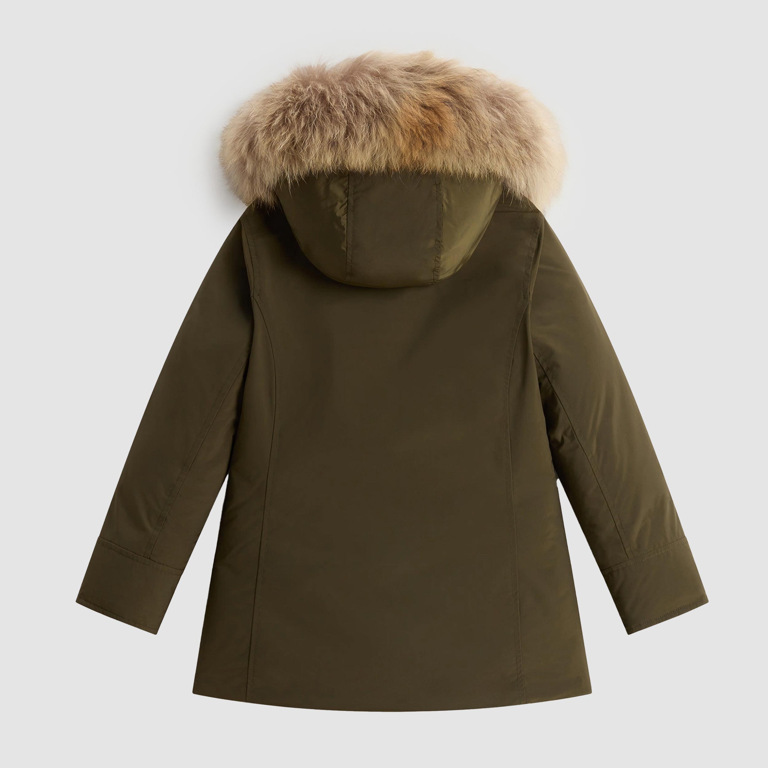 Arctic Parka Verde Con Pelliccia Firmato WOOLRICH - annameglio.com abbigliamento moda