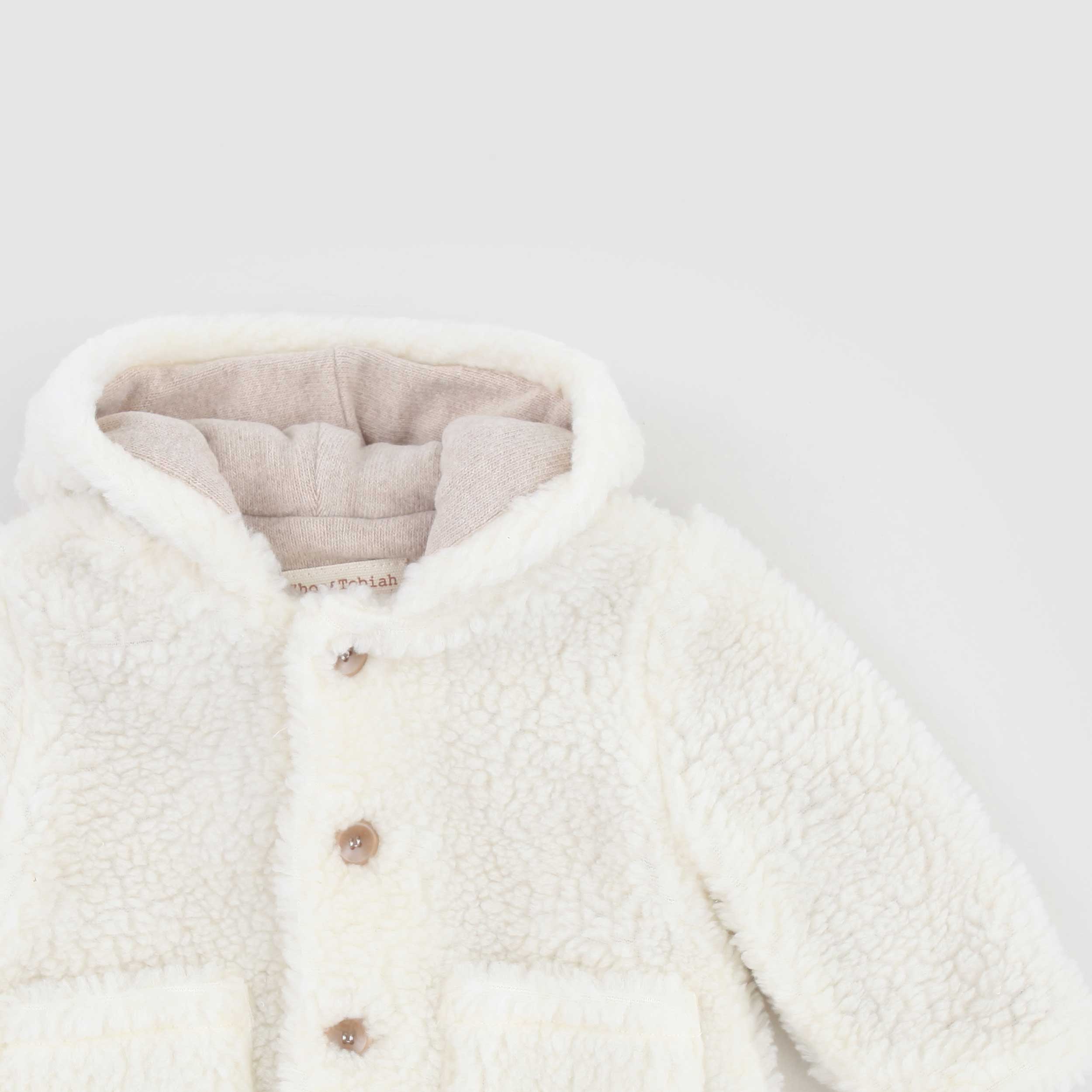 Giacca Orsetto Panna Firmata ZHOE & TOBIAH - annameglio.com abbigliamento moda