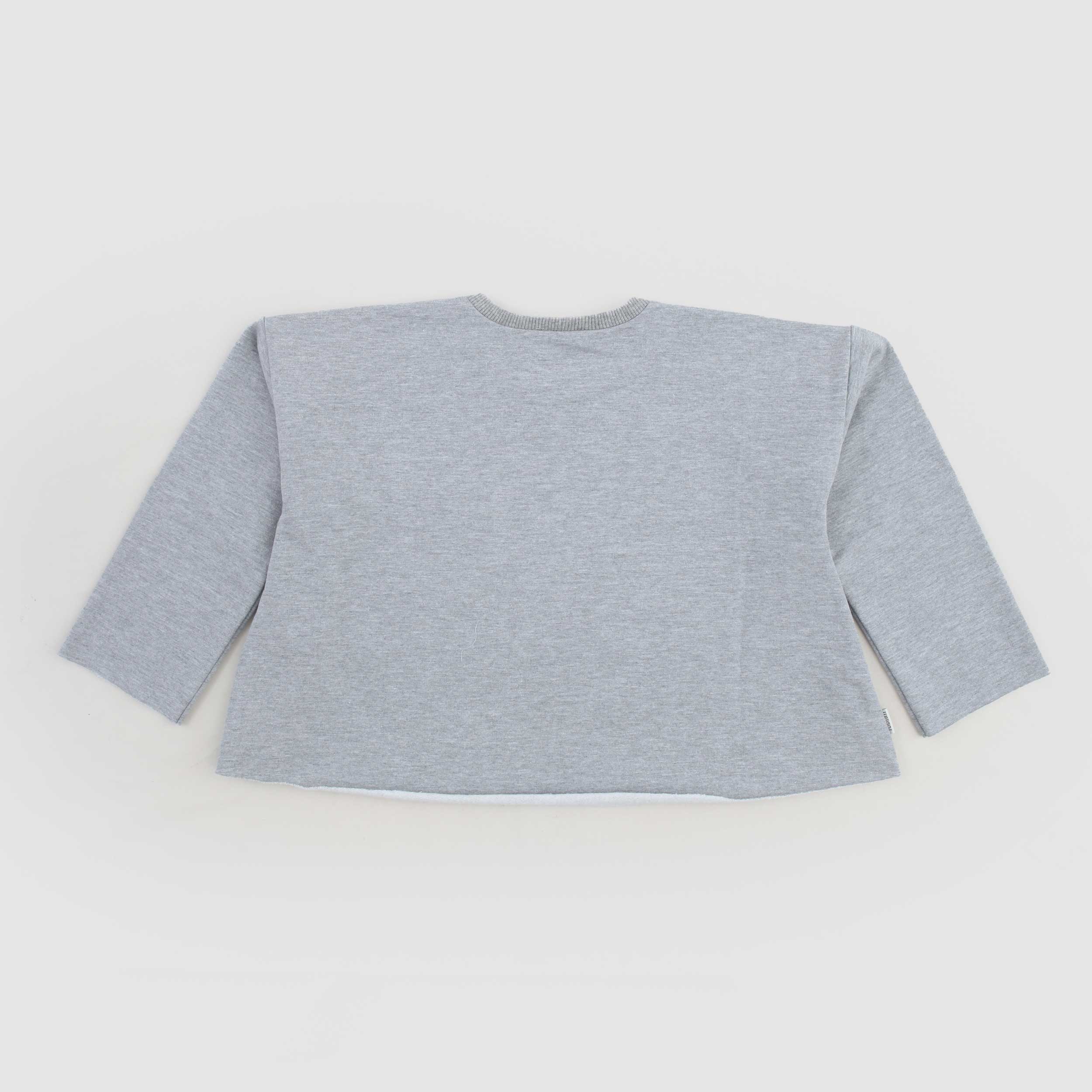 Felpa Grigia Svasata Firmata ZHOE & TOBIAH - annameglio.com abbigliamento moda