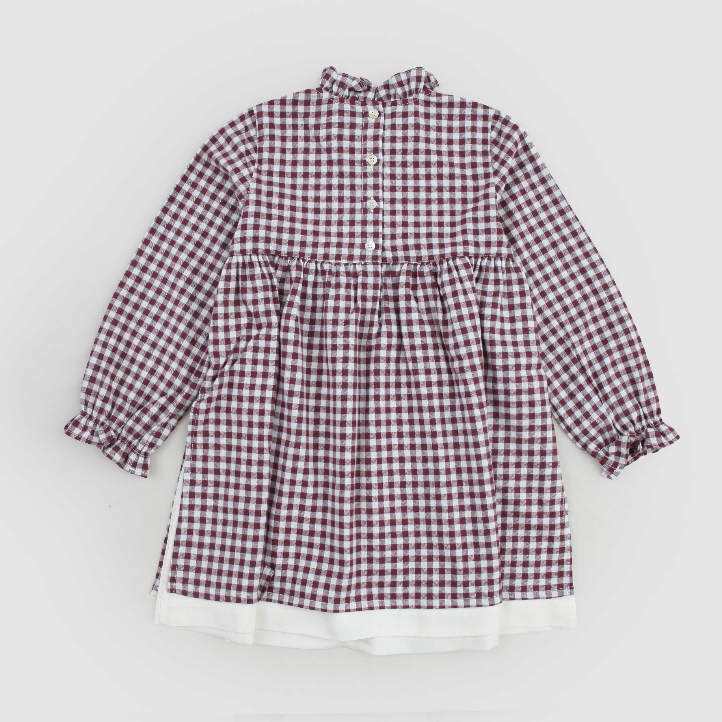 Abito Panna E Bordeaux Firmato ZHOE & TOBIAH - annameglio.com abbigliamento moda