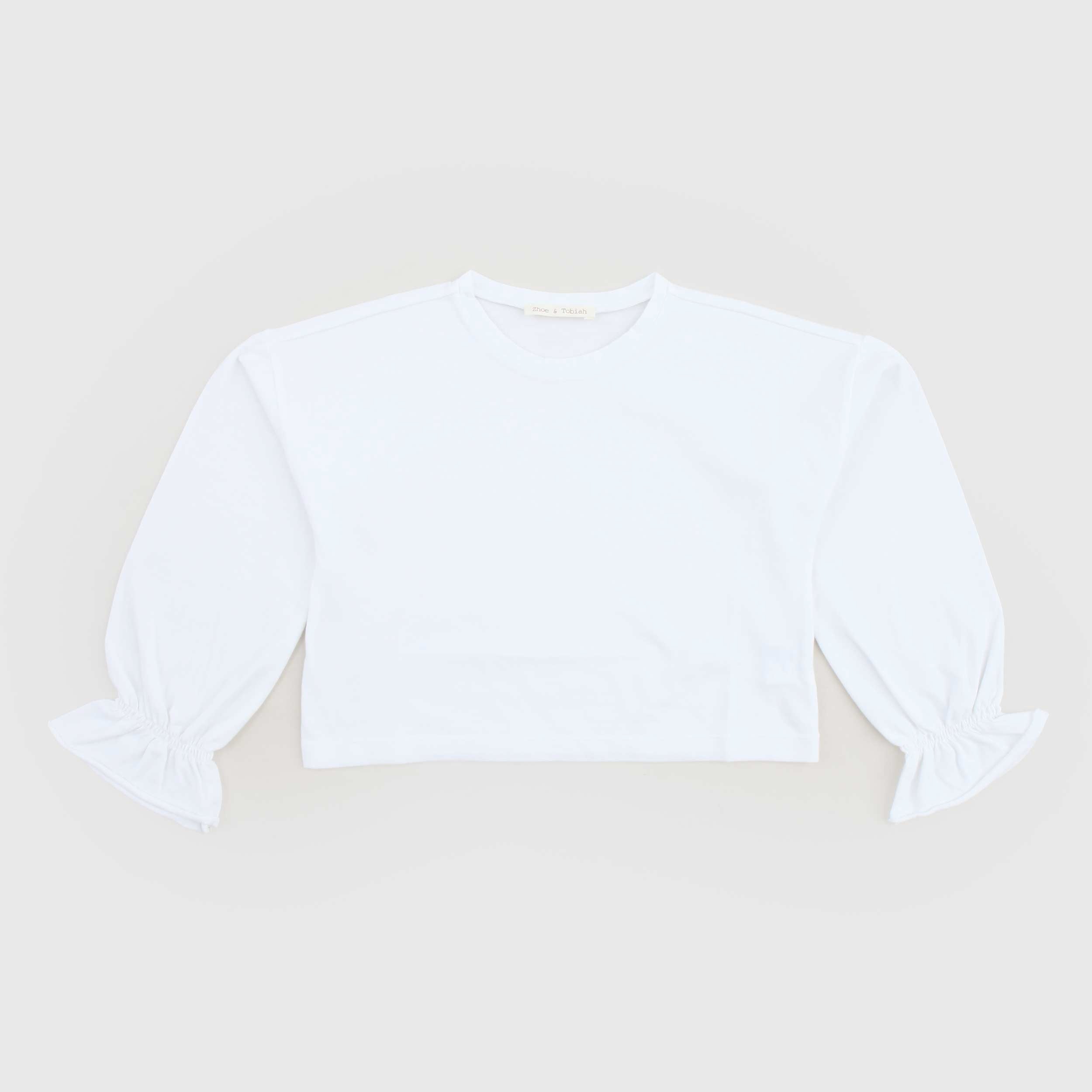 T-shirt Bianca A Scatoletta Firmata ZHOE & TOBIAH - annameglio.com abbigliamento moda