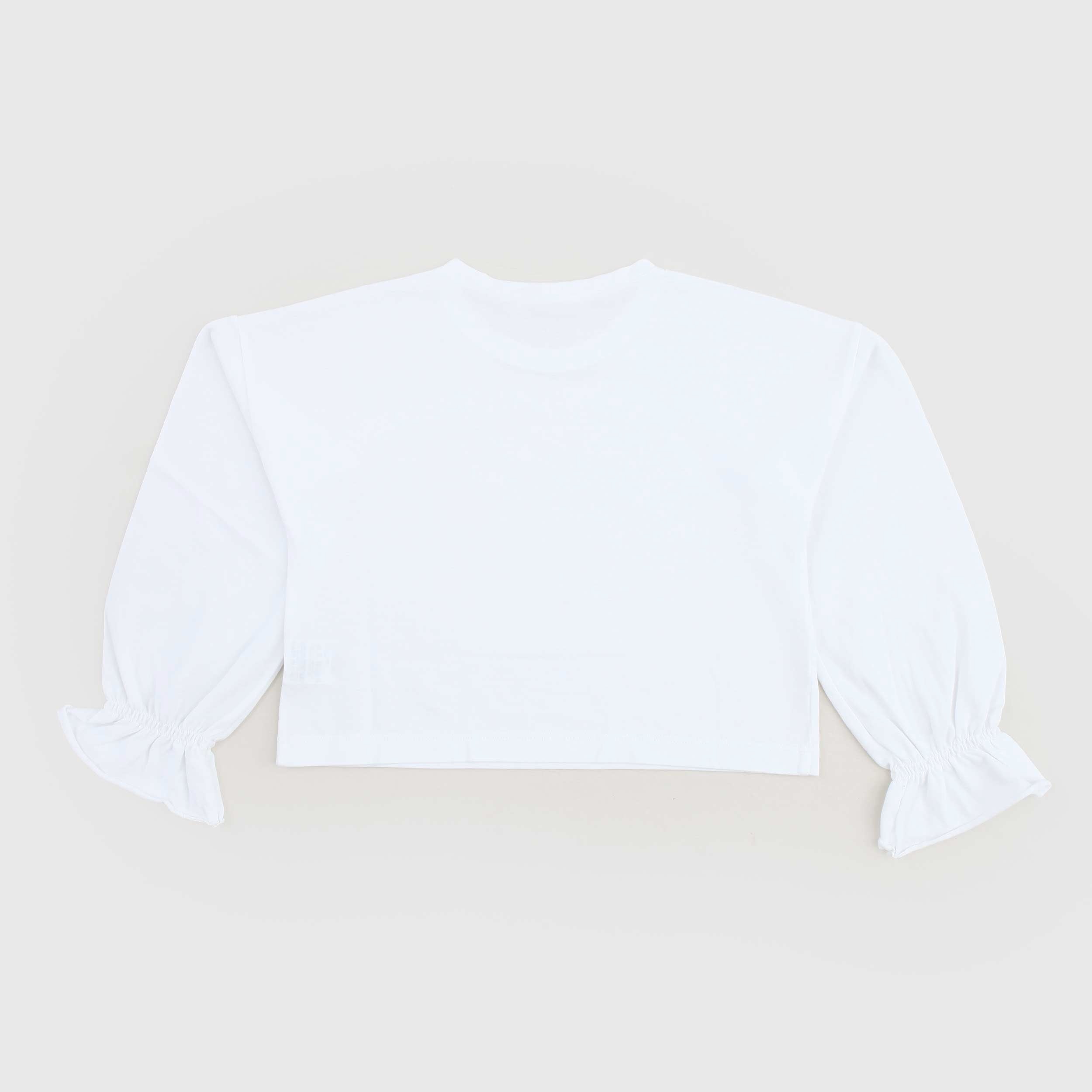 T-shirt Bianca A Scatoletta Firmata ZHOE & TOBIAH - annameglio.com abbigliamento moda