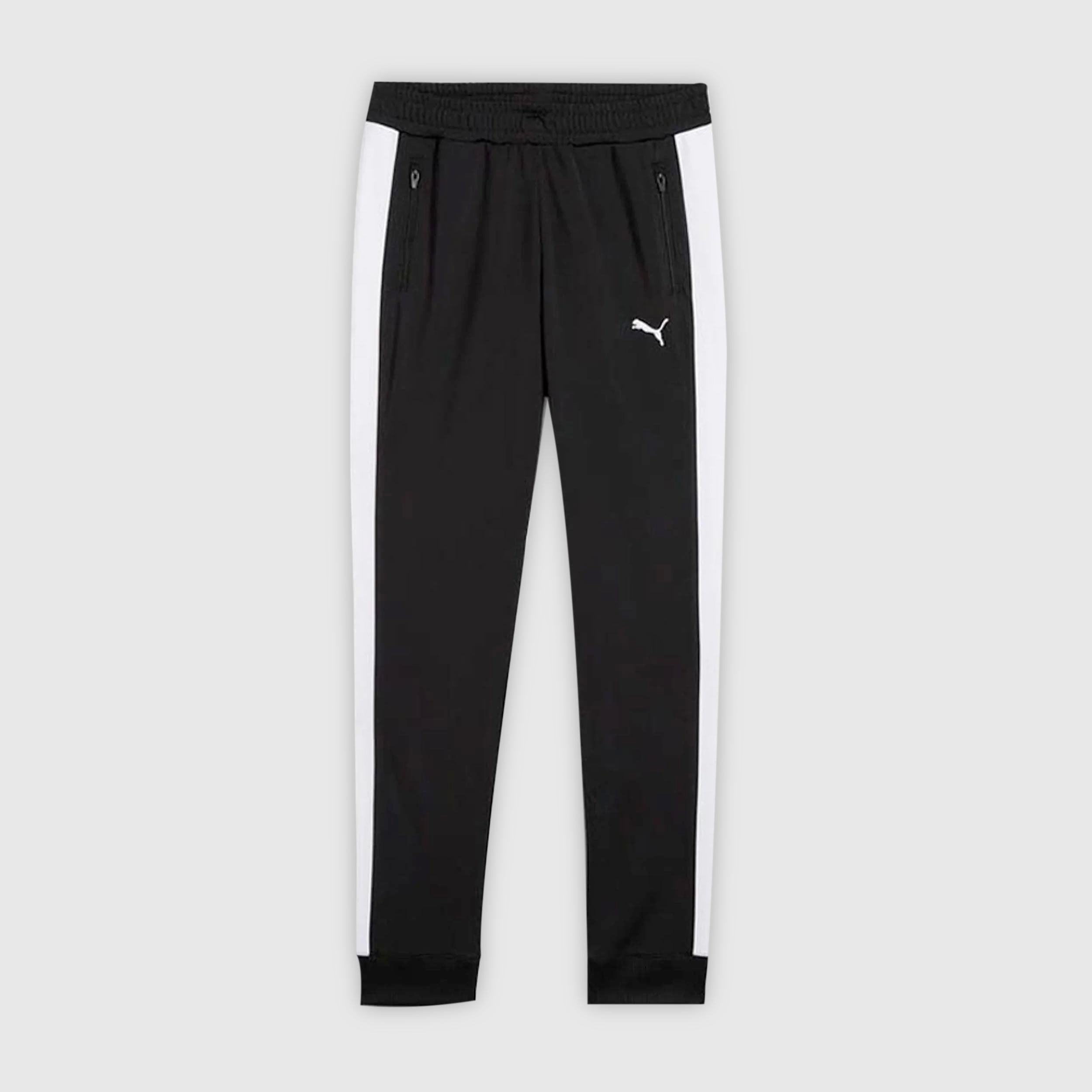 Pantalone Tuta Nero Con Bande Firmato PUMA - annameglio.com abbigliamento moda