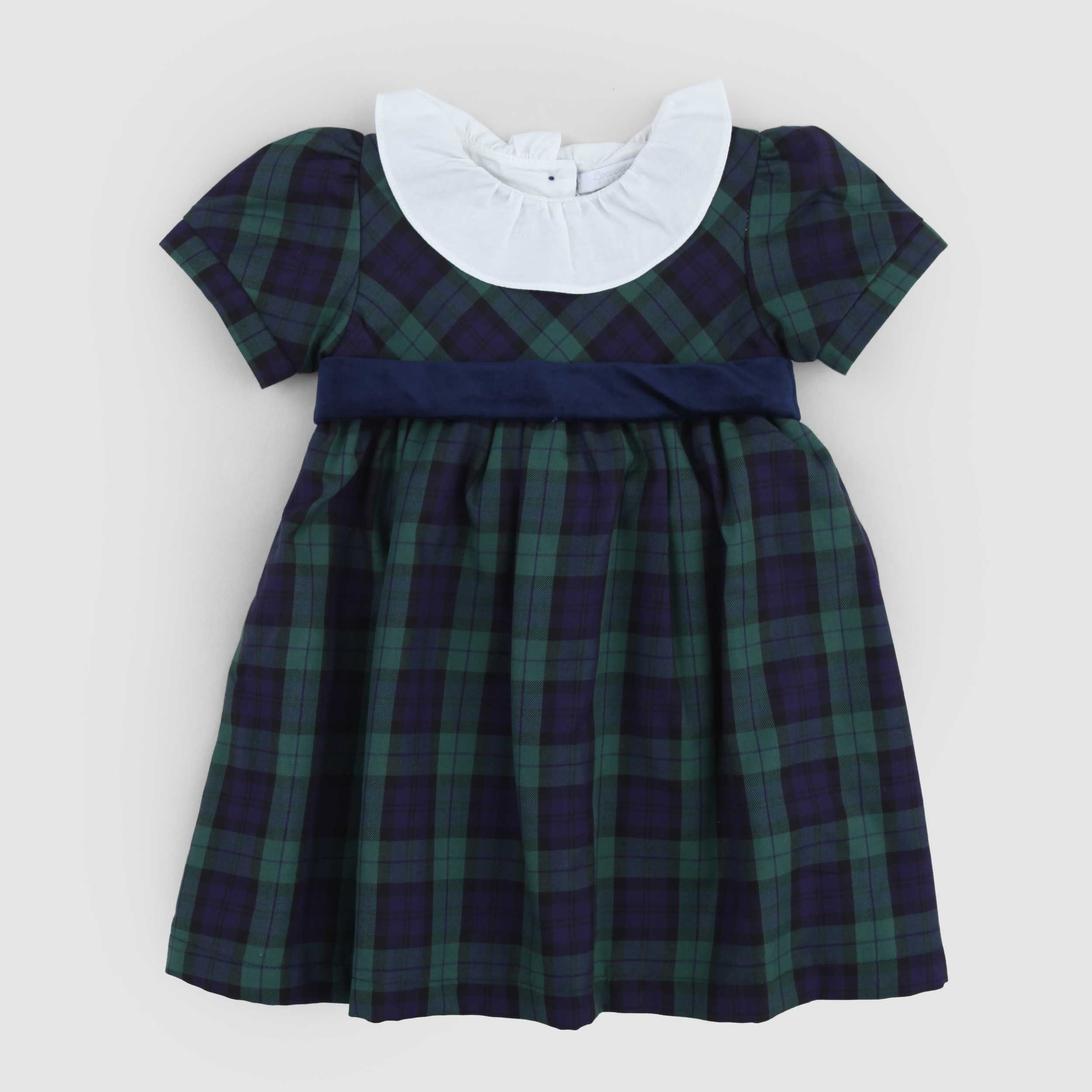 Abito Scozzese E Cinta In Velluto Firmato COCCODE - annameglio.com abbigliamento moda