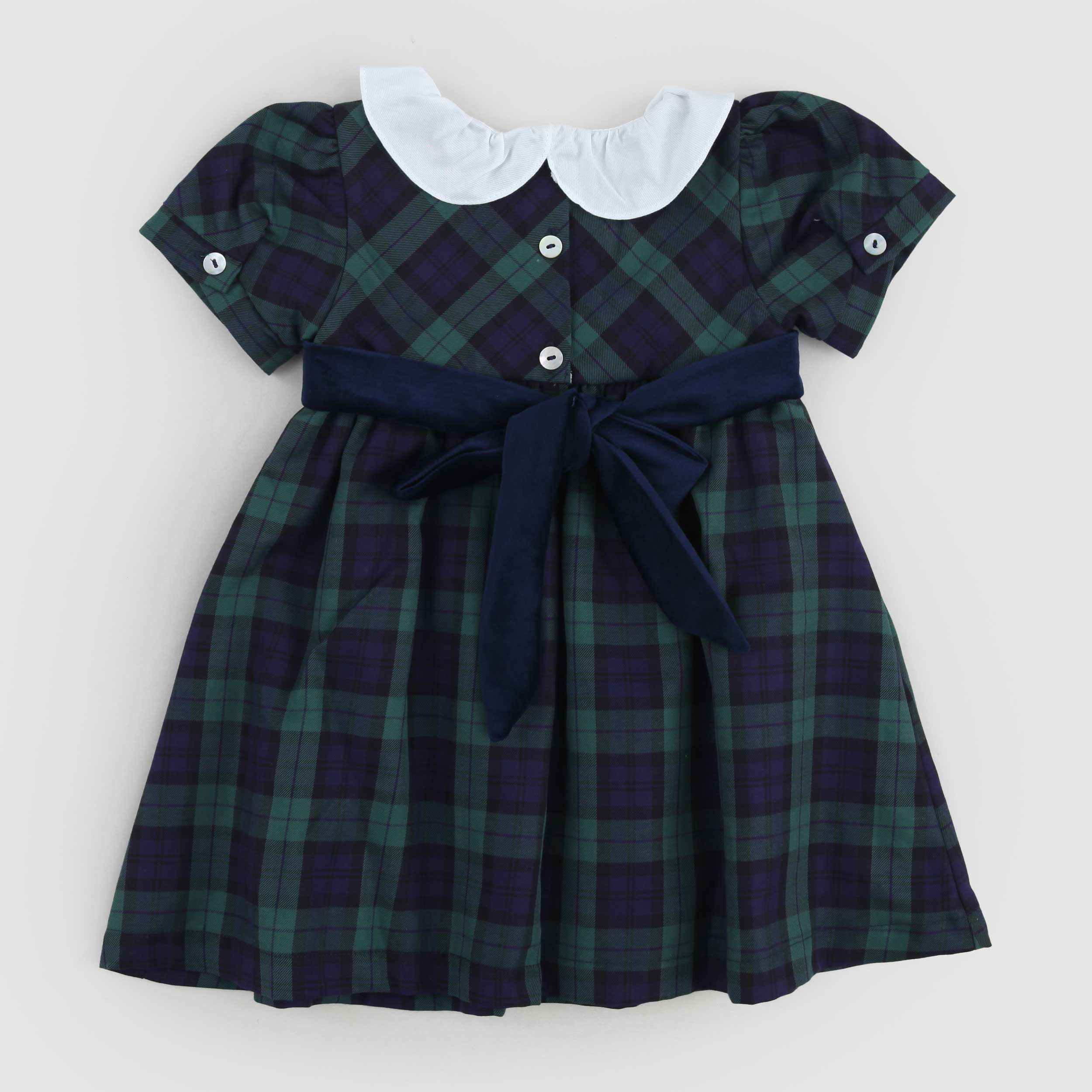 Abito Scozzese E Cinta In Velluto Firmato COCCODE - annameglio.com abbigliamento moda