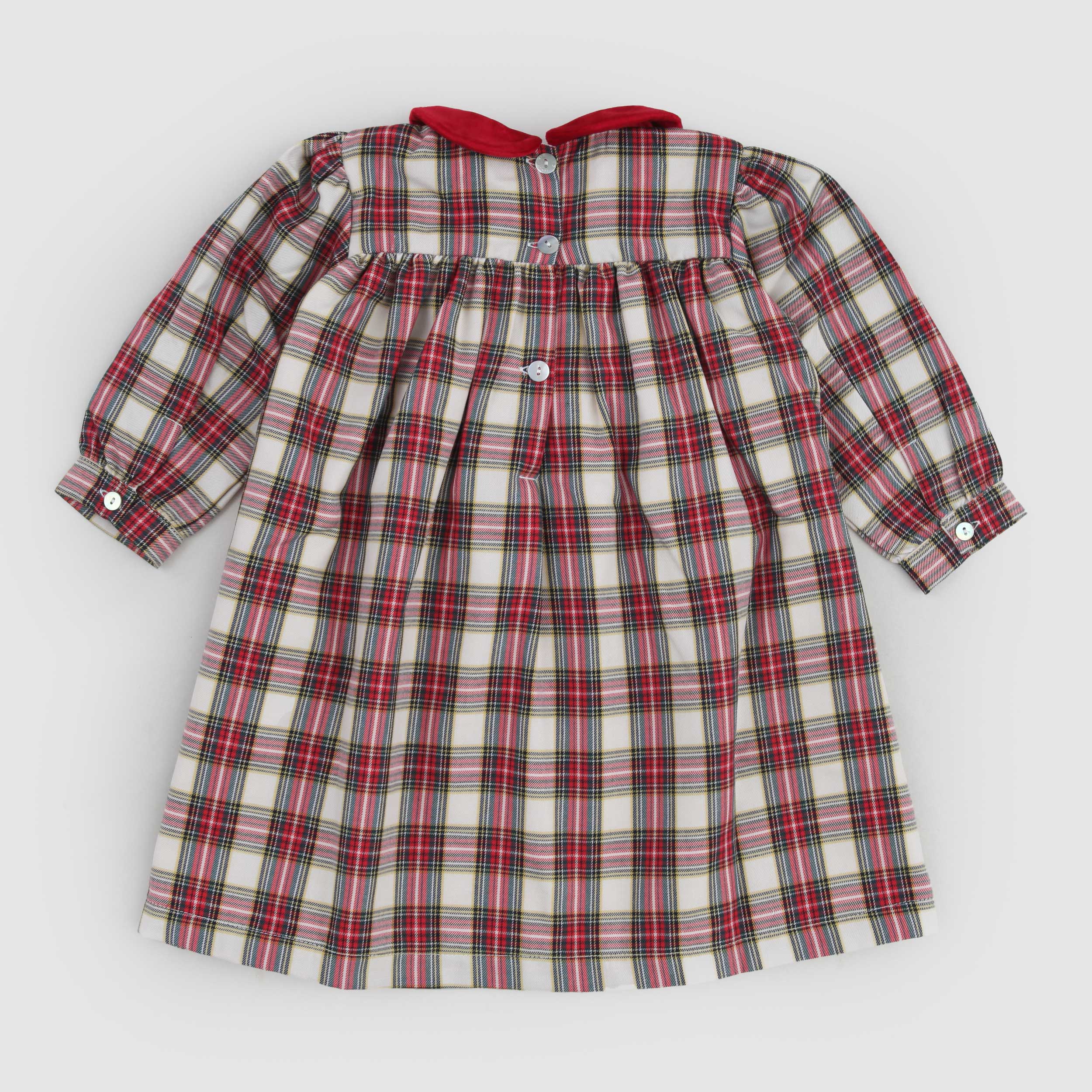 Abito Scozzese Rosso E Blu Firmato COCCODE - annameglio.com abbigliamento moda