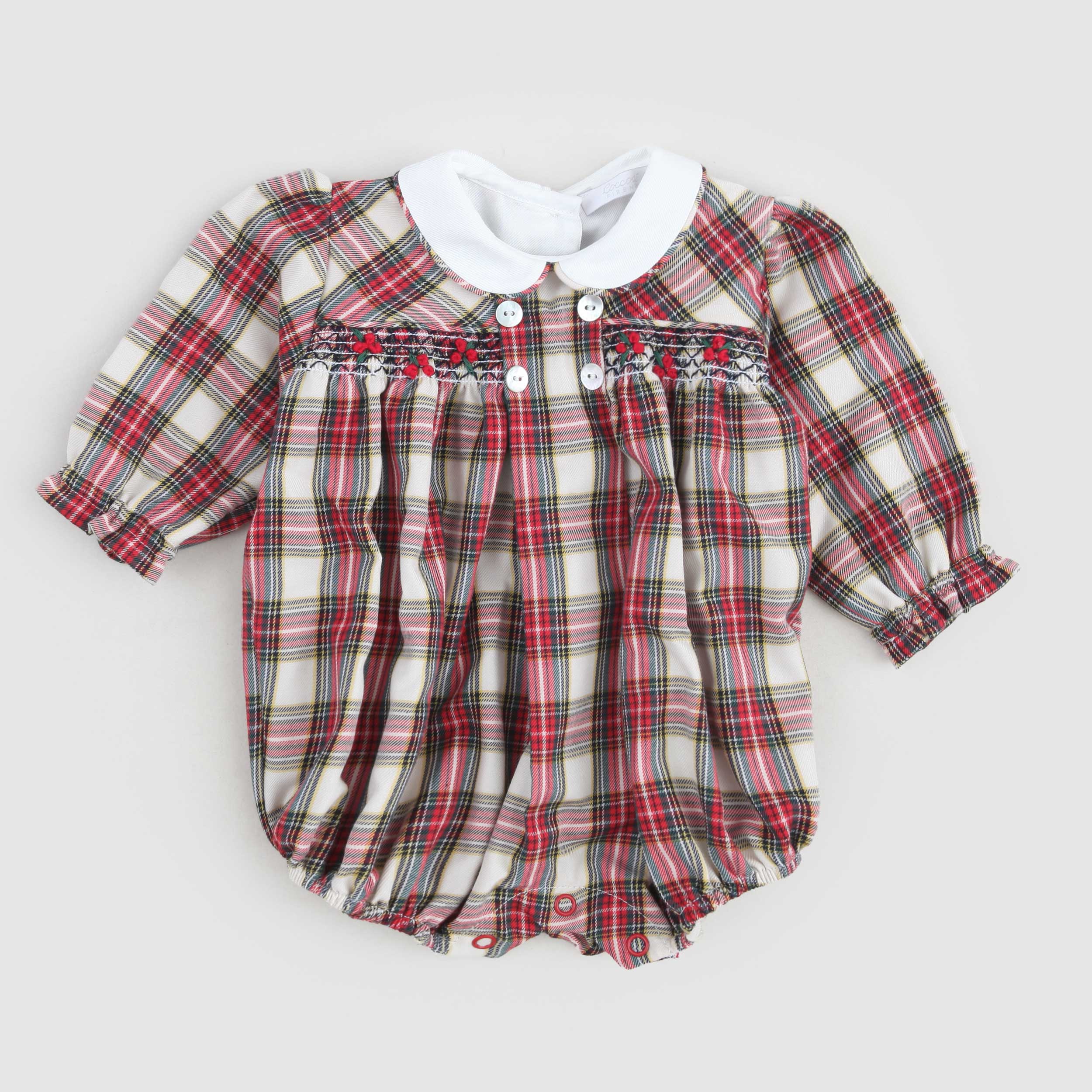 Pagliaccetto Scozzese Manica Lunga Firmato COCCODE - annameglio.com abbigliamento moda