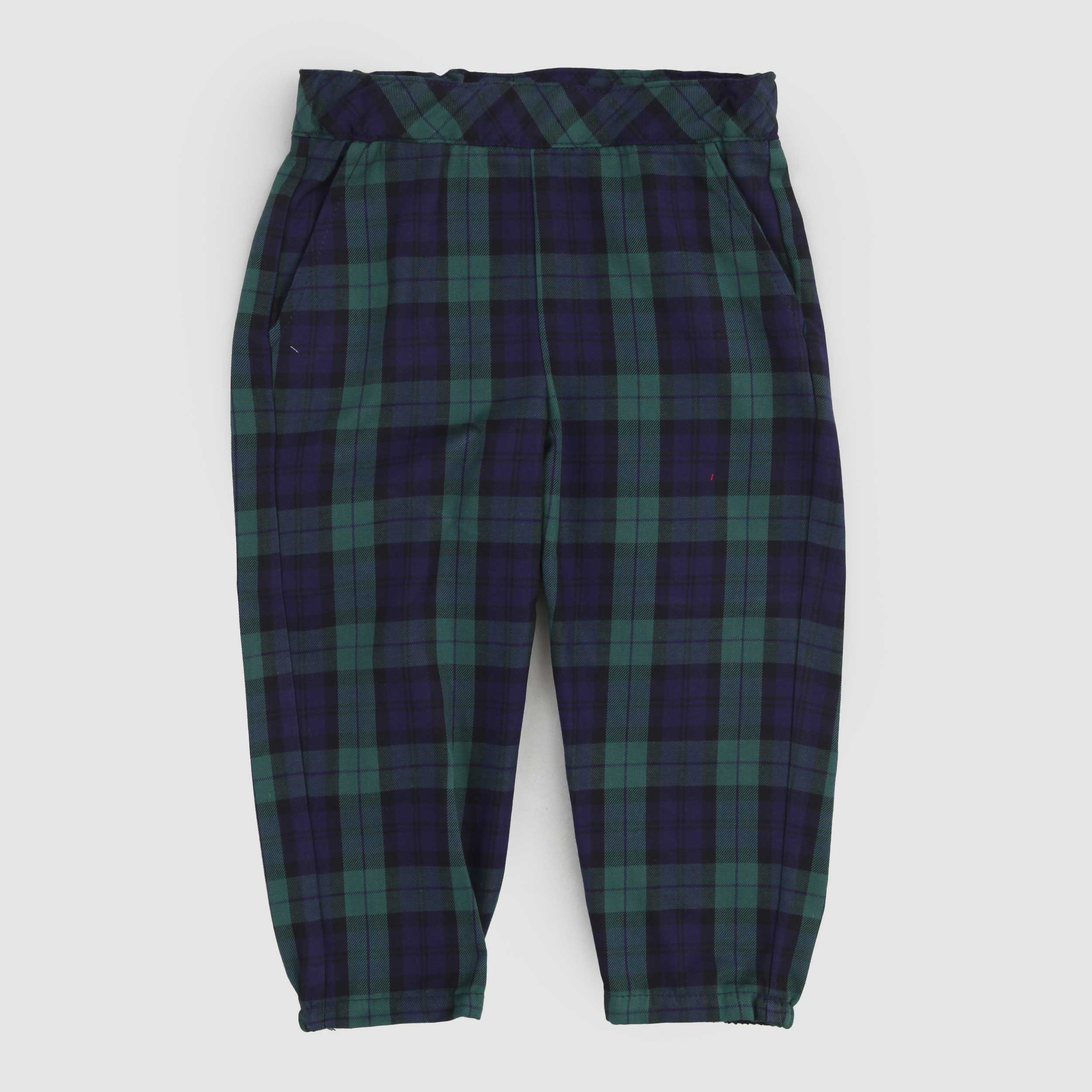 Pantalone Scozzese Blu E Verde Firmato COCCODE - annameglio.com abbigliamento moda