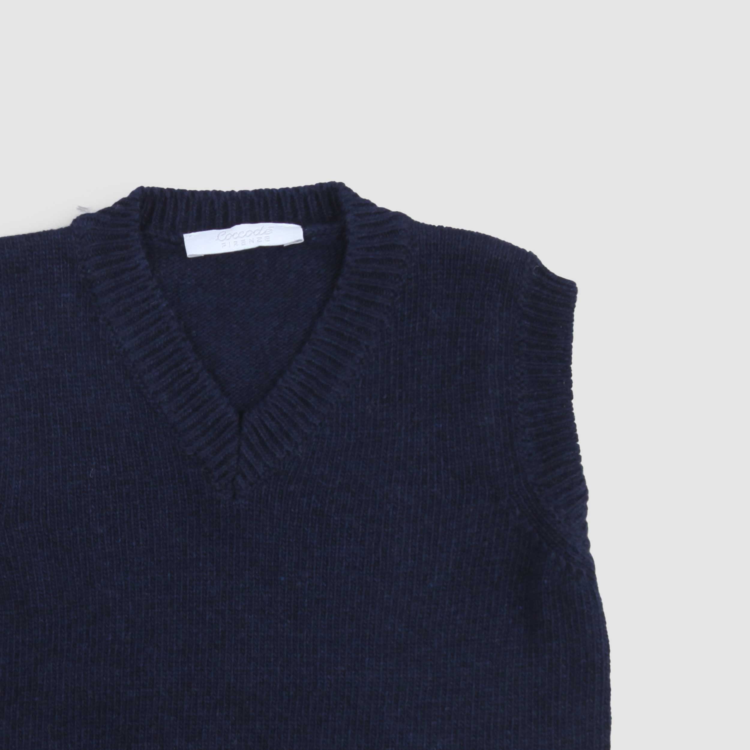 Gilet Blu Elasticizzato Firmato COCCODE - annameglio.com abbigliamento moda