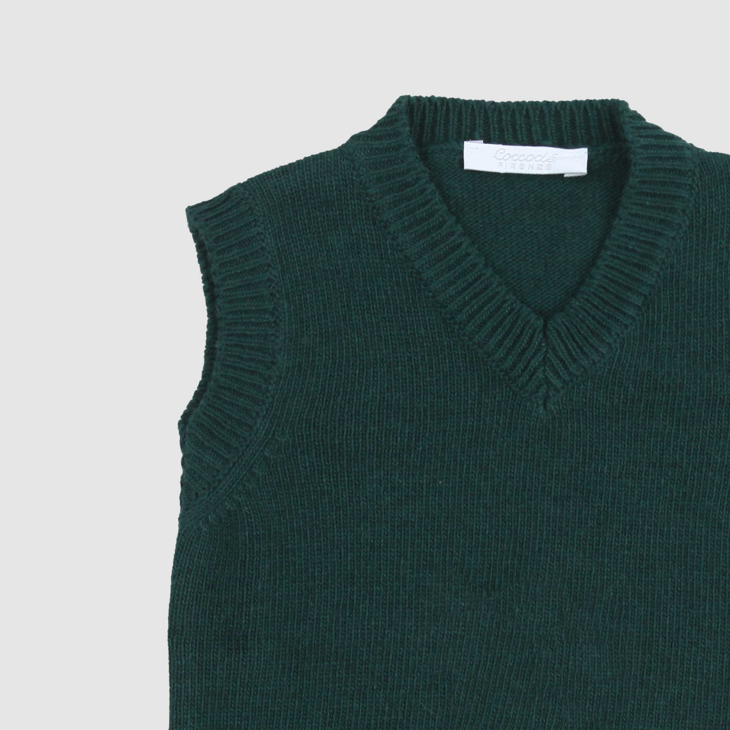 Gilet Verde Elasticizzato Firmato COCCODE - annameglio.com abbigliamento moda