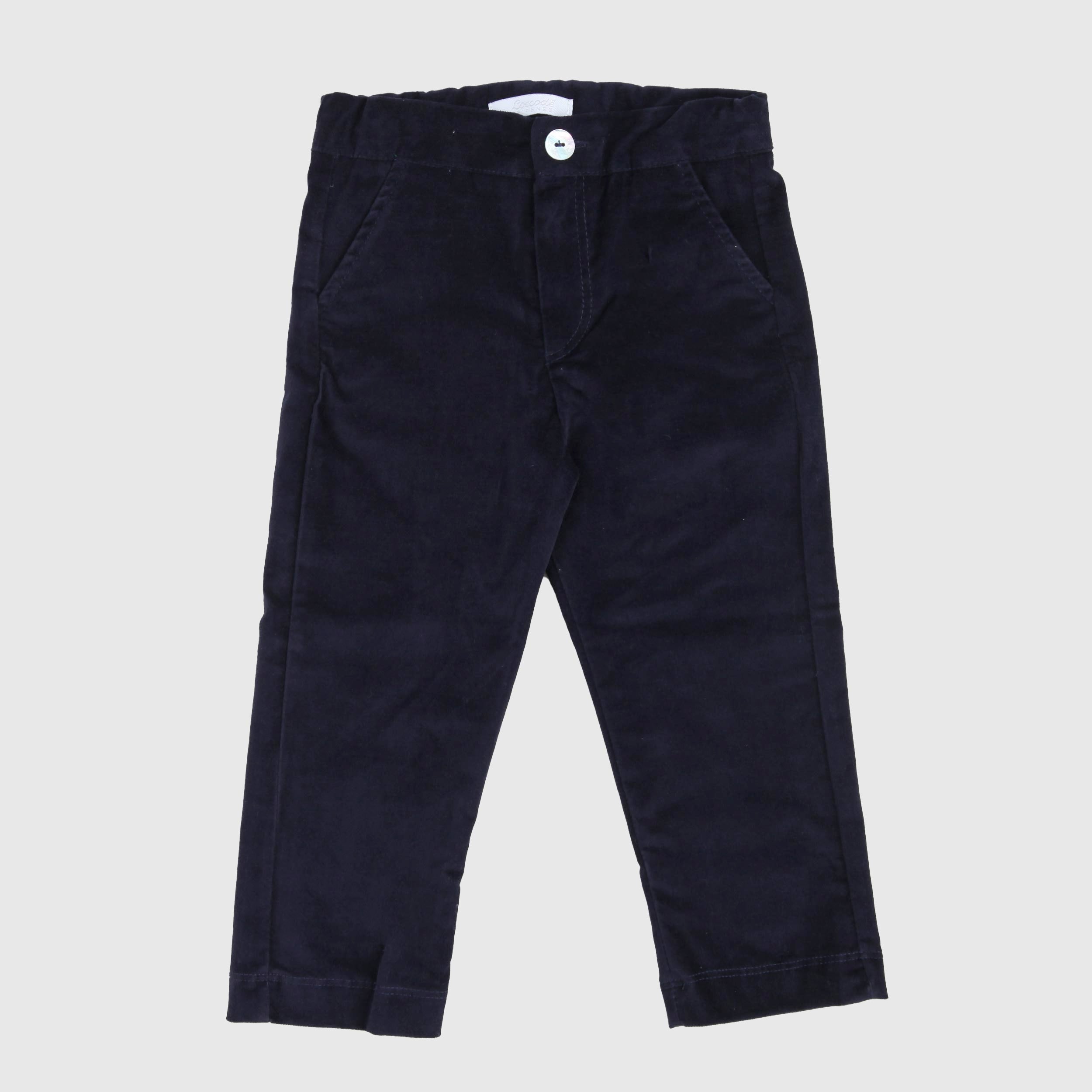 Pantalone Blu In Velluto Firmato COCCODE - annameglio.com abbigliamento moda