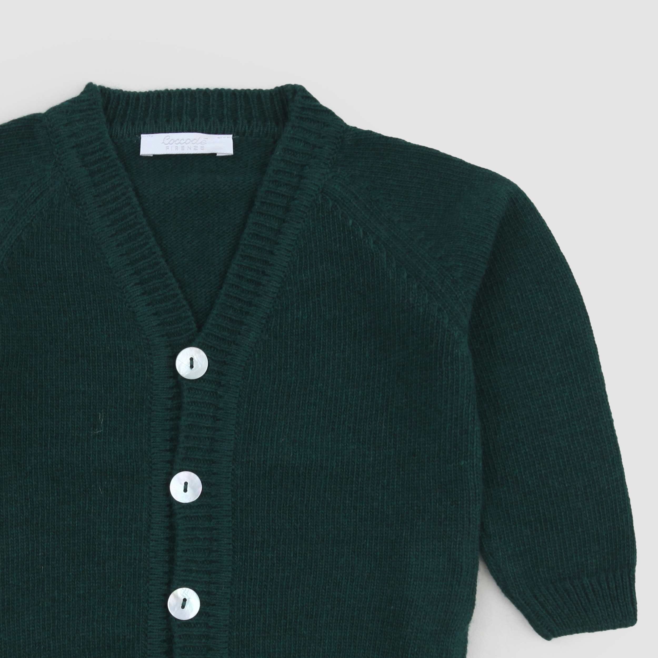 Cardigan Verde Con Bottoni Firmato COCCODE - annameglio.com abbigliamento moda