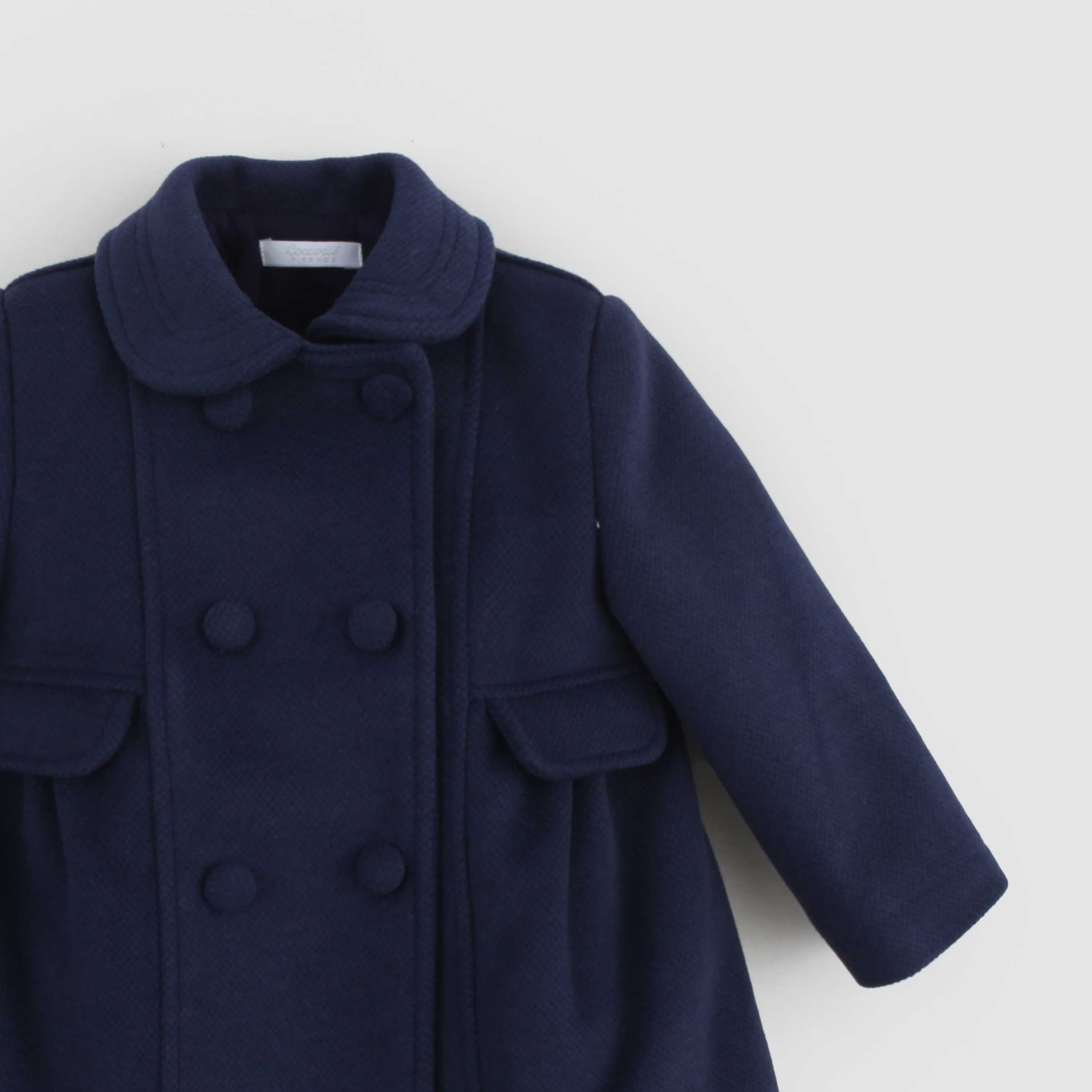 Cappottino Blu Doppiopetto Firmato COCCODE - annameglio.com abbigliamento moda