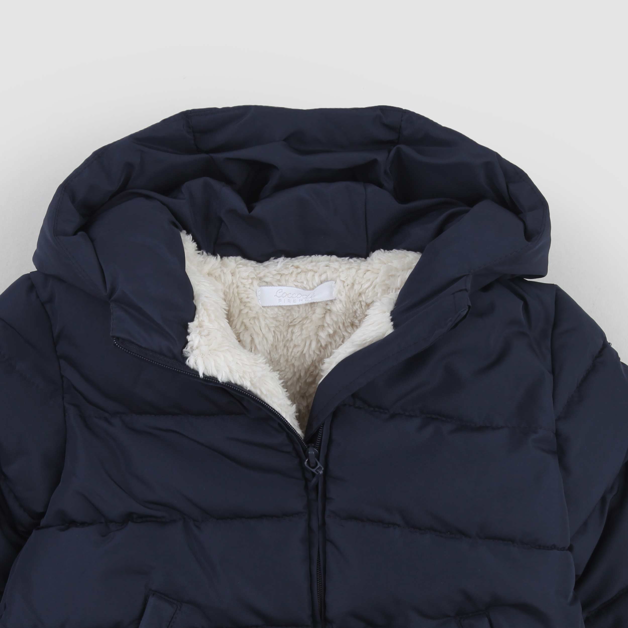 Giubbino Blu Foderato Con Teddy Firmato COCCODE - annameglio.com abbigliamento moda