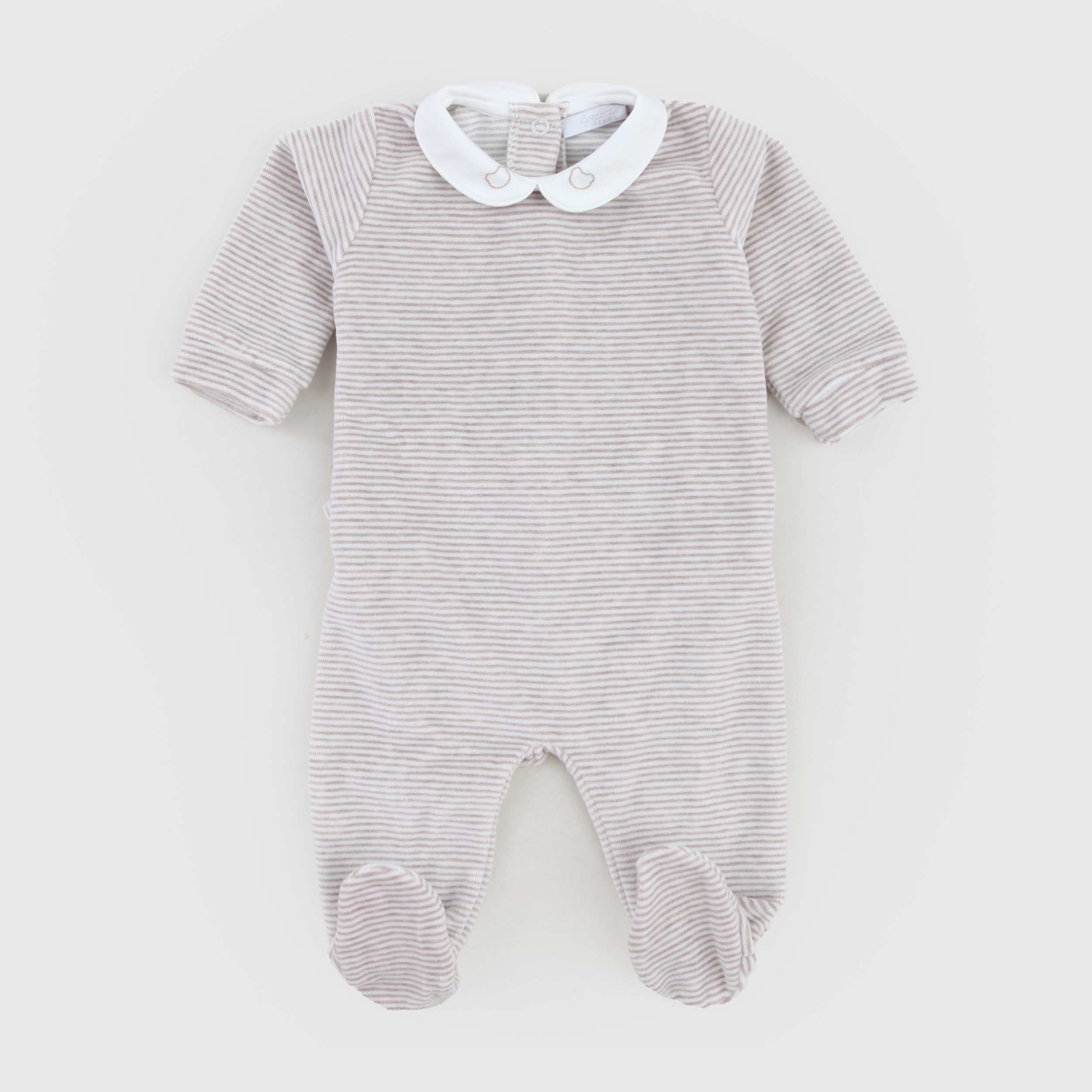 Tutina Marrone Con Ricamo Tono Su Tono By COCCODE - annameglio.com abbigliamento moda