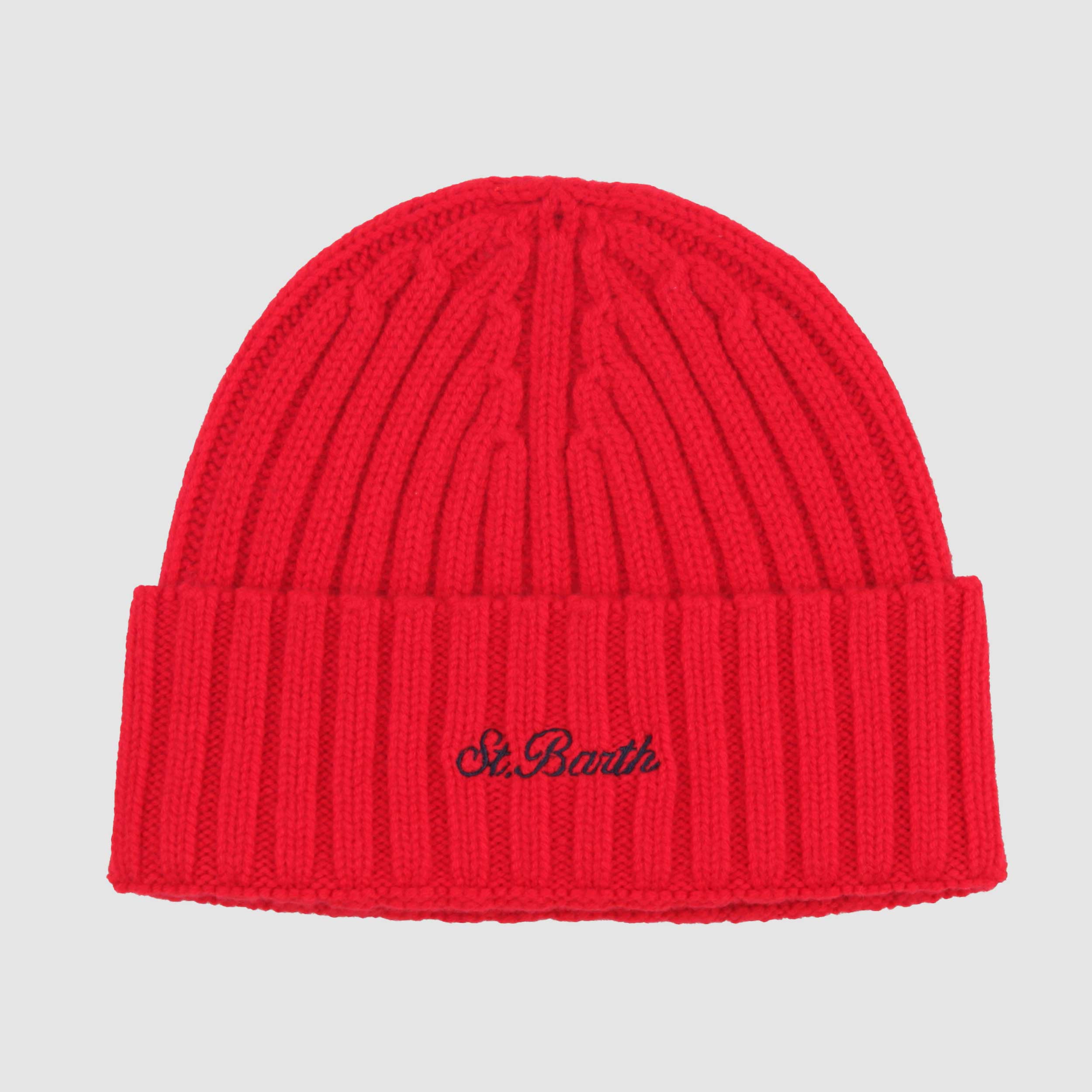 Cappello Rosso A Coste Firmato Mc2 Saint Barth - annameglio.com abbigliamento moda