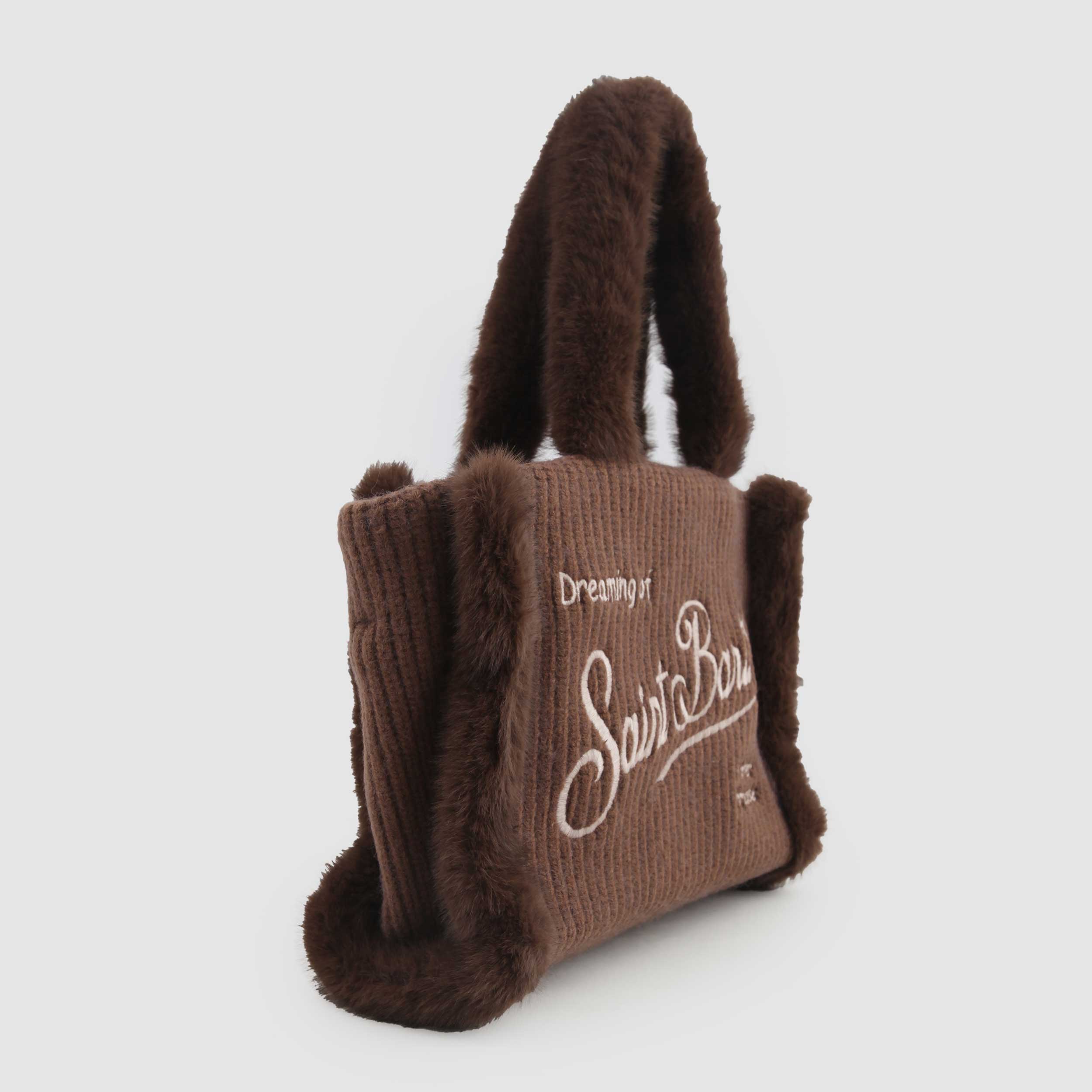 Borsa Colette Teddy Marrone By MC2 SAINT BARTH