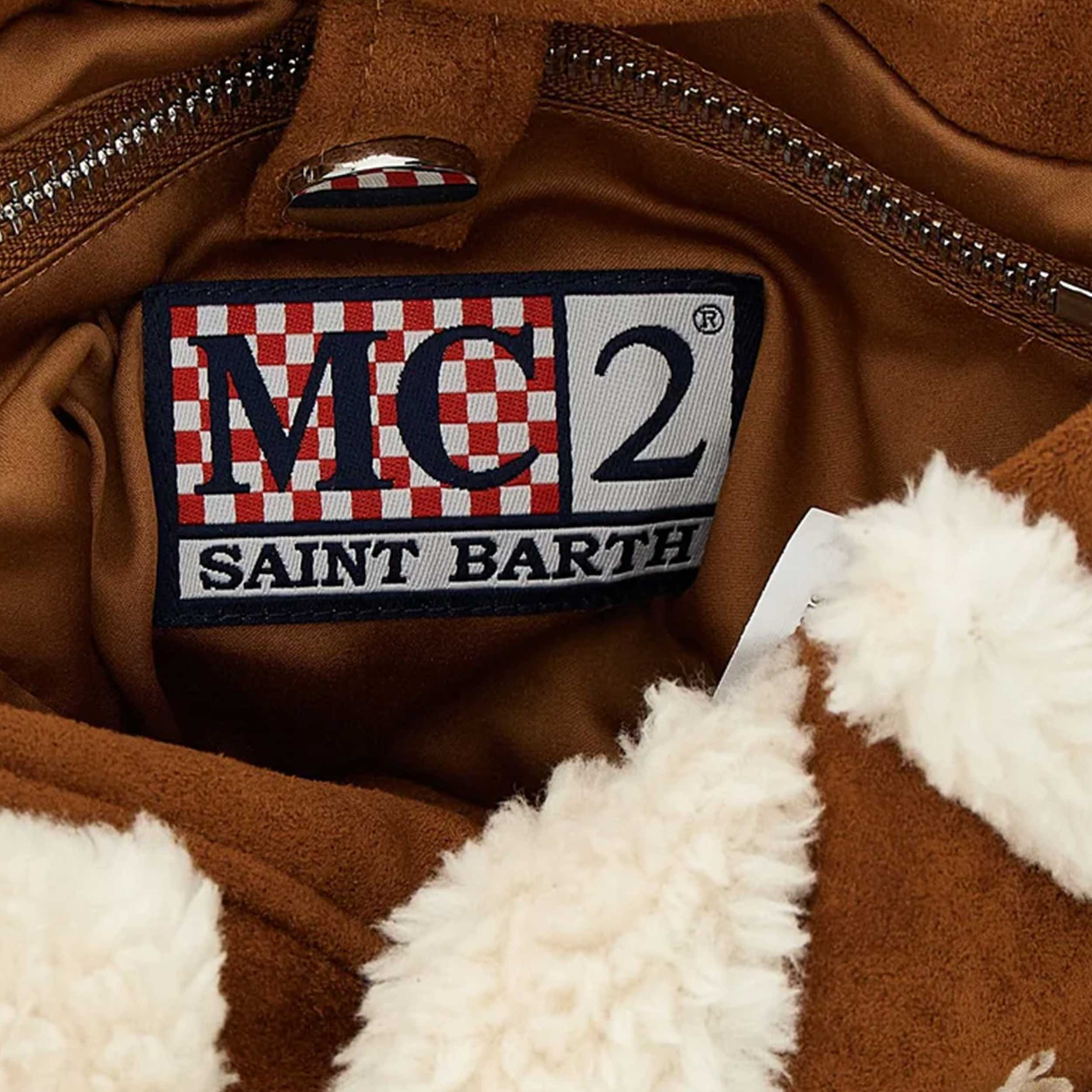 Borsa Mini Vanity Cammello Firmata MC2 SAINT BARTH