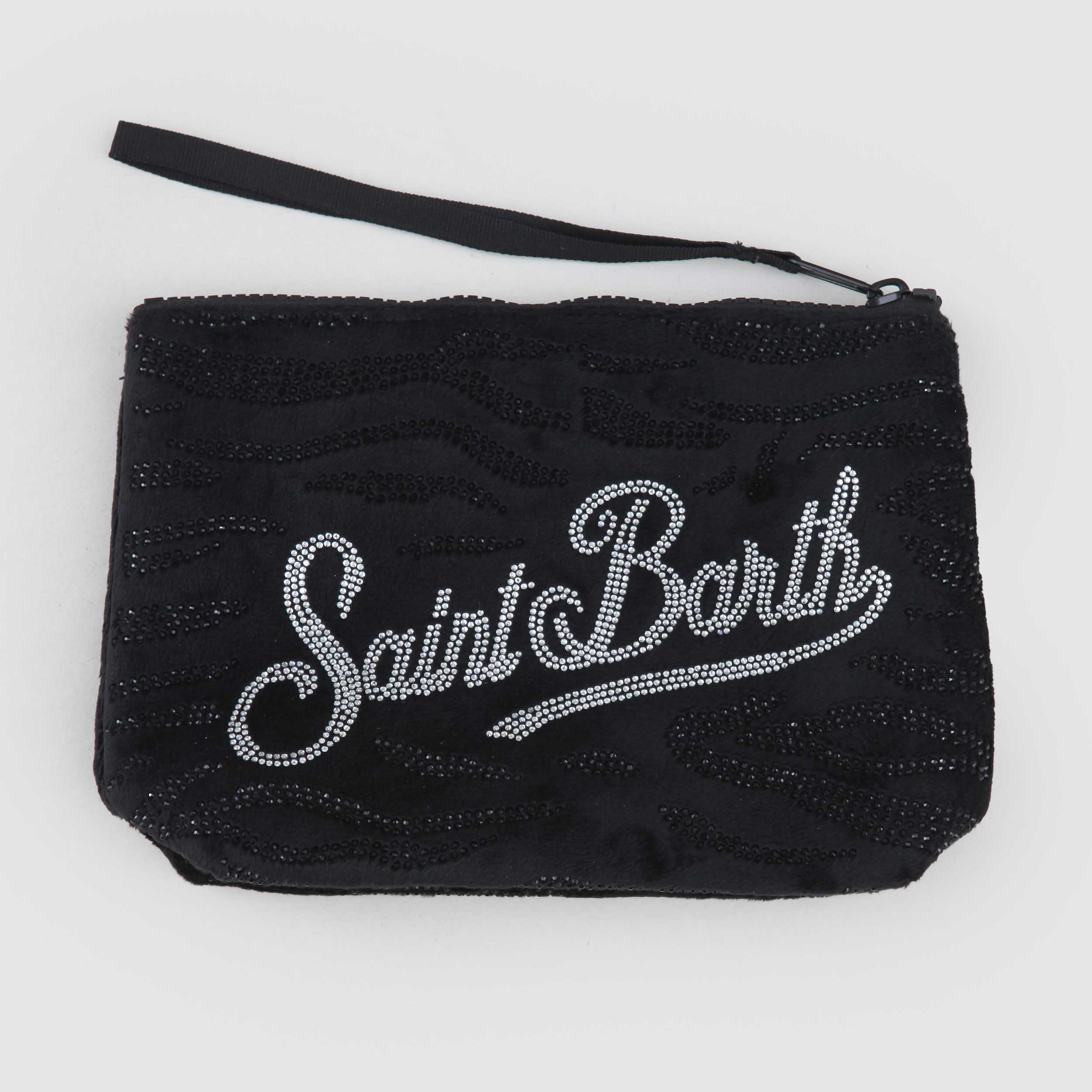 Pochette Aline Strass Nera By MC2 SAINT BARTH - annameglio.com abbigliamento moda