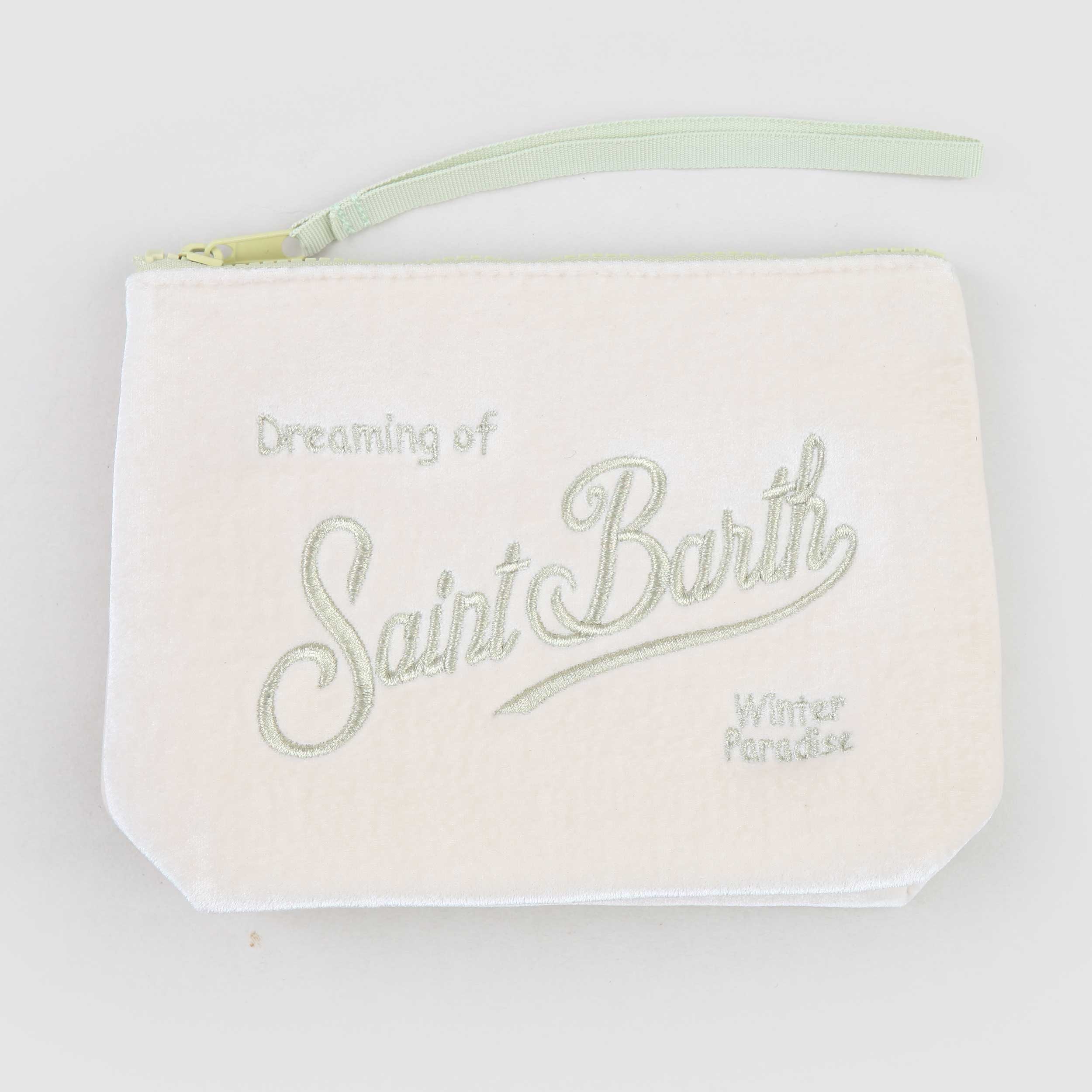 Pochette Aline Velvet Bianca By MC2 SAINT BARTH - annameglio.com abbigliamento moda