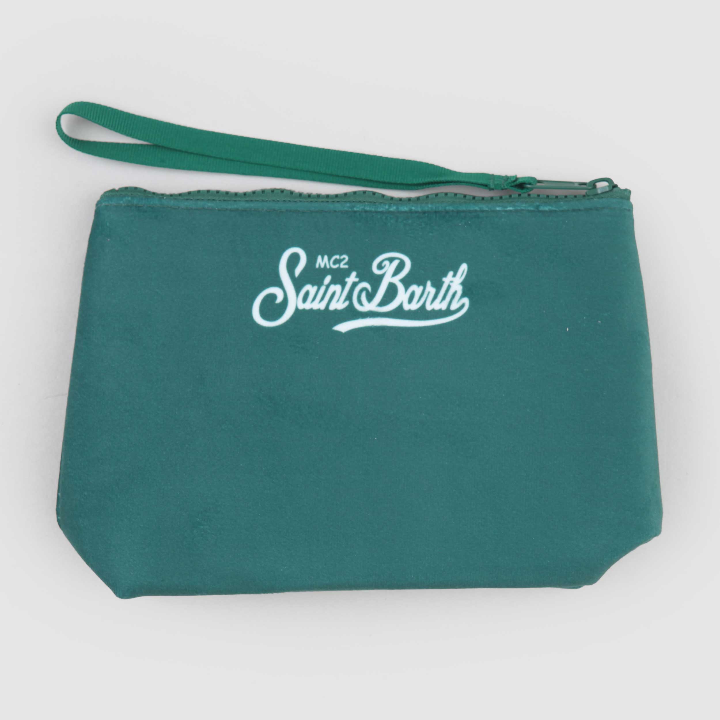 Pochette Aline Verde Acqua Firmata MC2 SAINT BARTH - annameglio.com abbigliamento moda