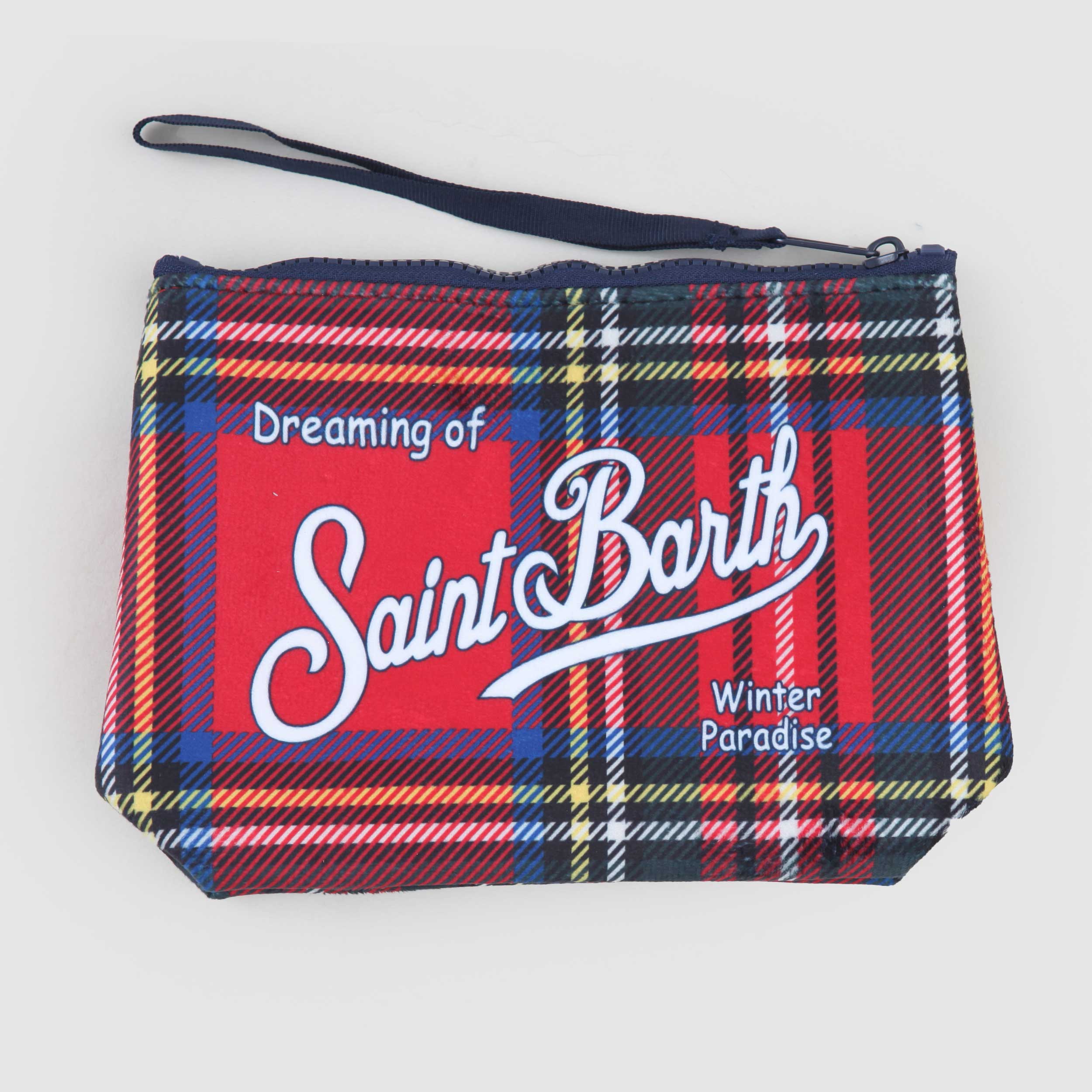 Pochette Aline In Tartan Firmata MC2 SAINT BARTH - annameglio.com abbigliamento moda