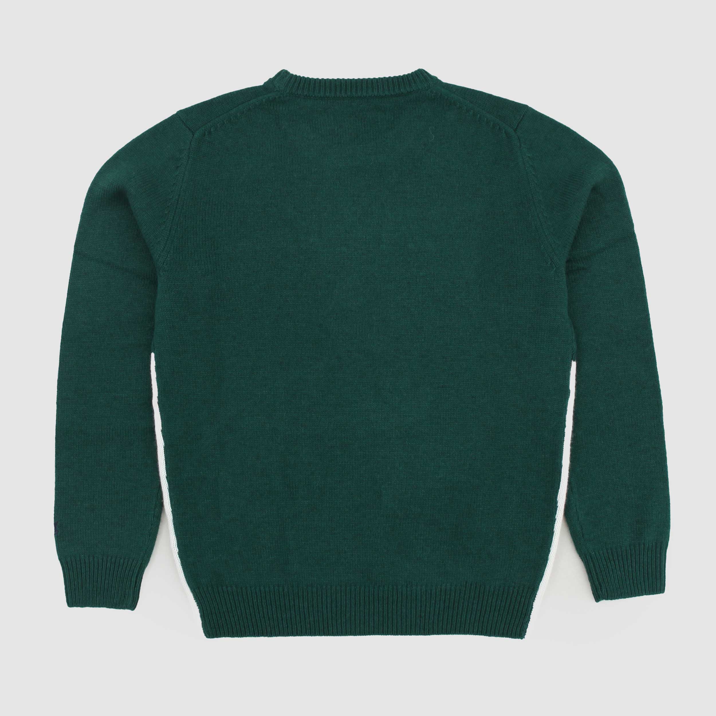Pullover Verde Con Ricamo Firmato MC2 SAINT BARTH - annameglio.com abbigliamento moda