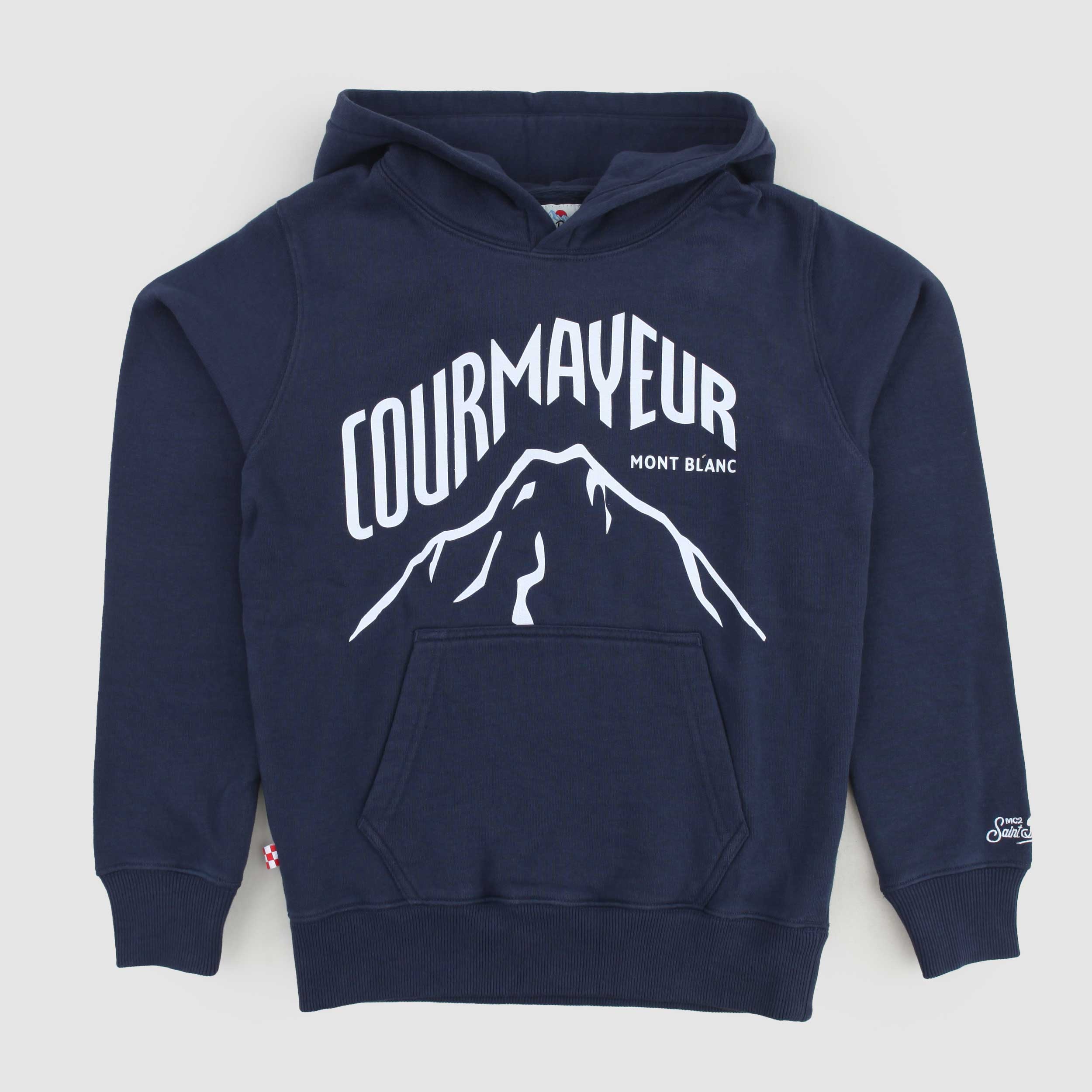 Felpa Blu Indaco Firmata MC2 SAINT BARTH - annameglio.com abbigliamento moda