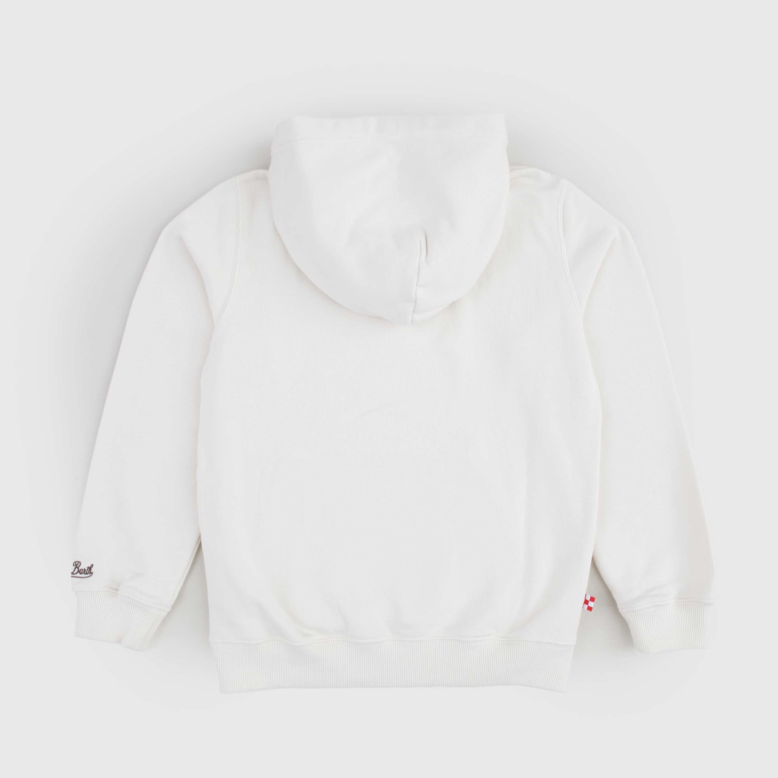 Felpa Beige Con Logo By MC2 SAINT BARTH