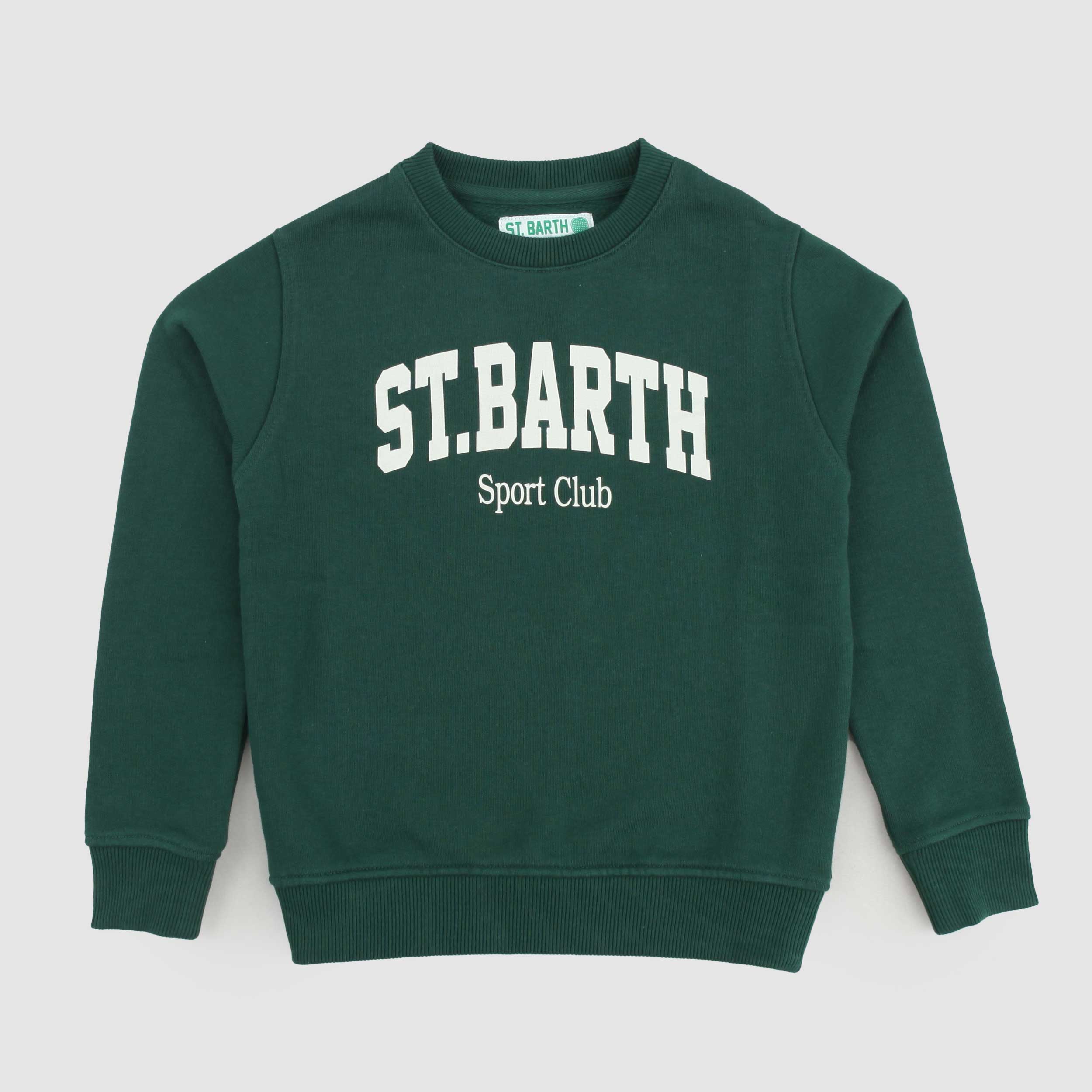 Felpa Verde Soho Firmata MC2 SAINT BARTH - annameglio.com abbigliamento moda