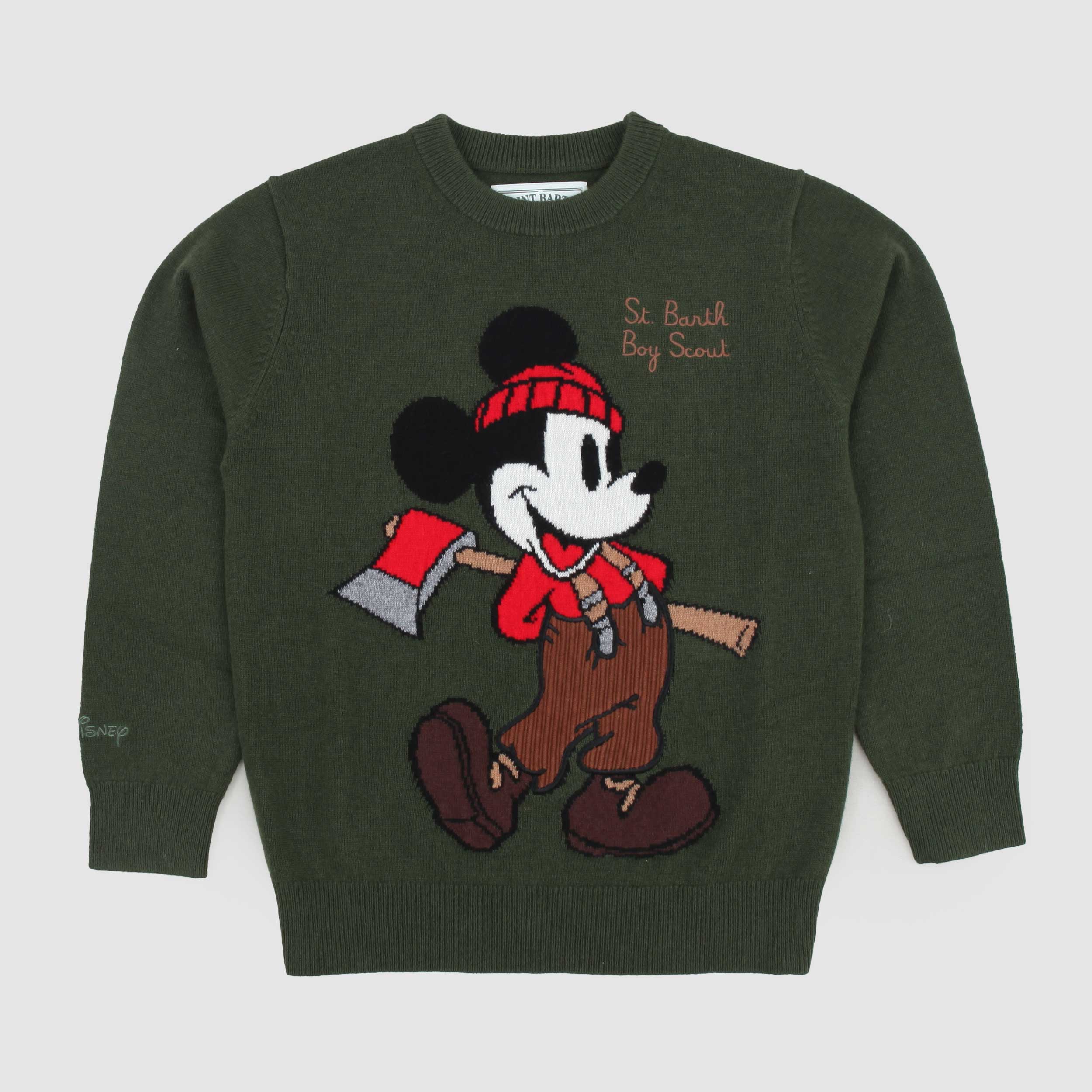 Maglioncino Con Stampa Verde By MC2 SAINT BARTH - annameglio.com abbigliamento moda