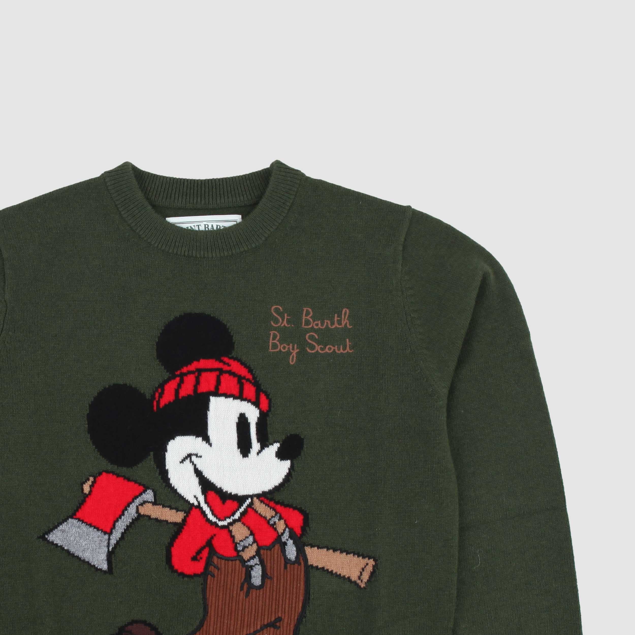 Maglioncino Con Stampa Verde By MC2 SAINT BARTH - annameglio.com abbigliamento moda