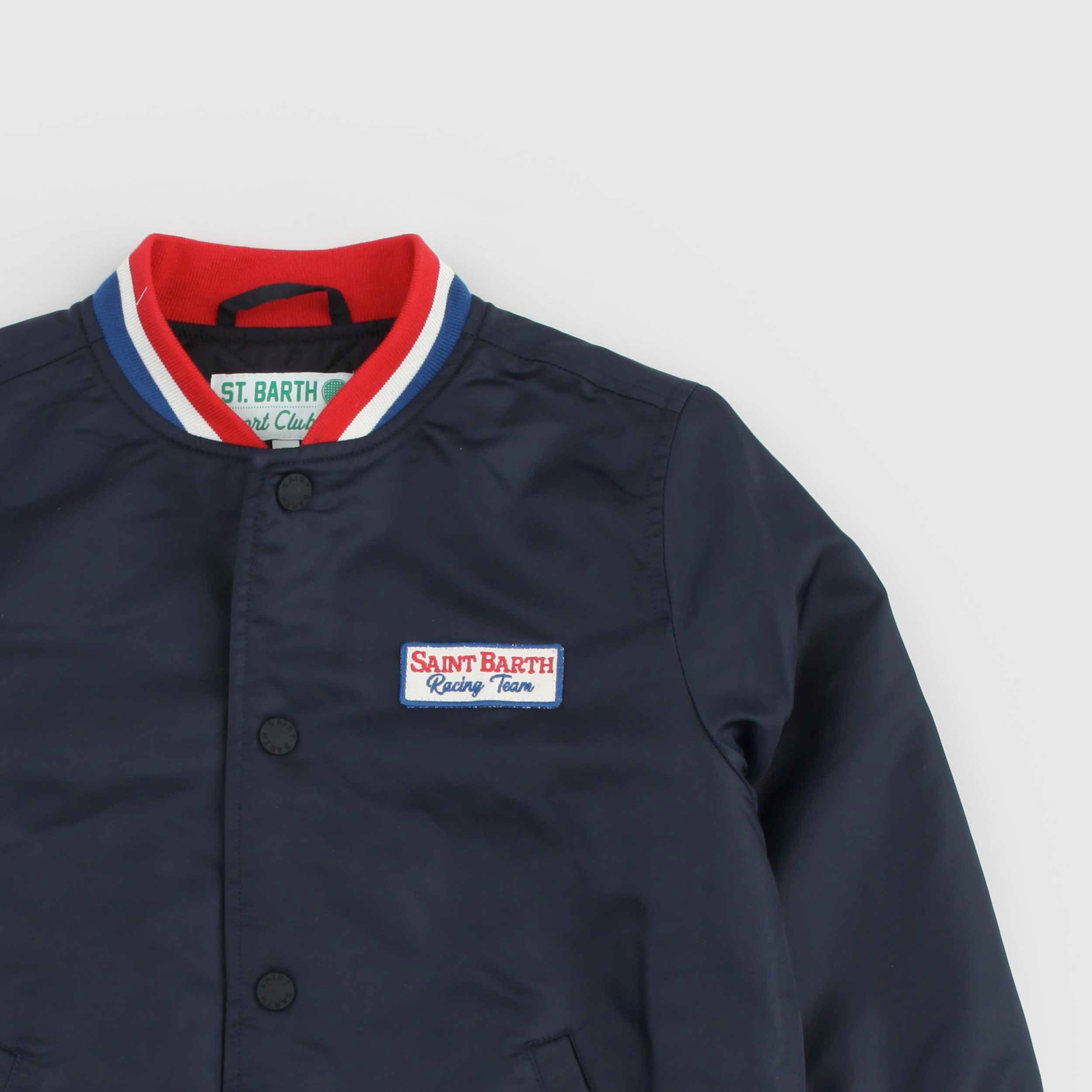 Giubbino Blu Trapuntato Firmato MC2 SAINT BARTH - annameglio.com abbigliamento moda