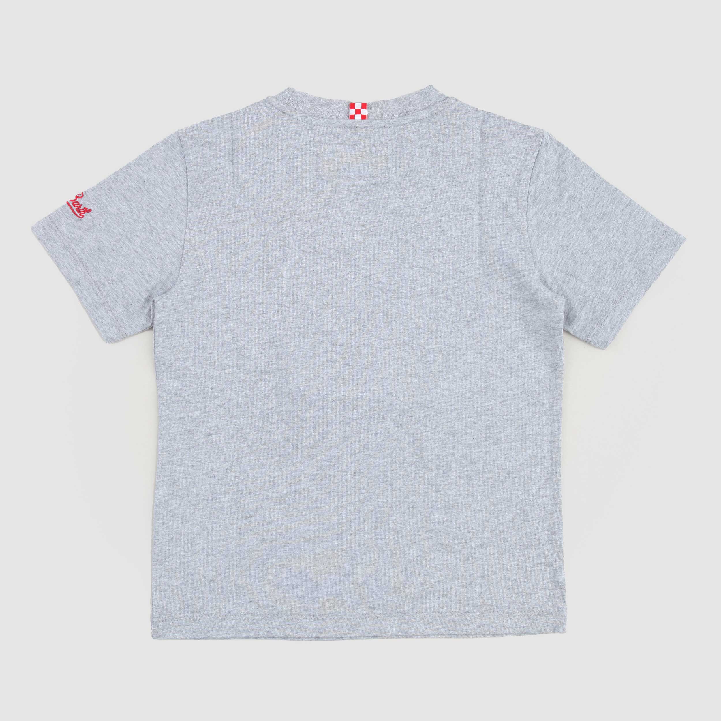 T-shirt Grigia Con Scritta Firmata MC2 SAINT BARTH